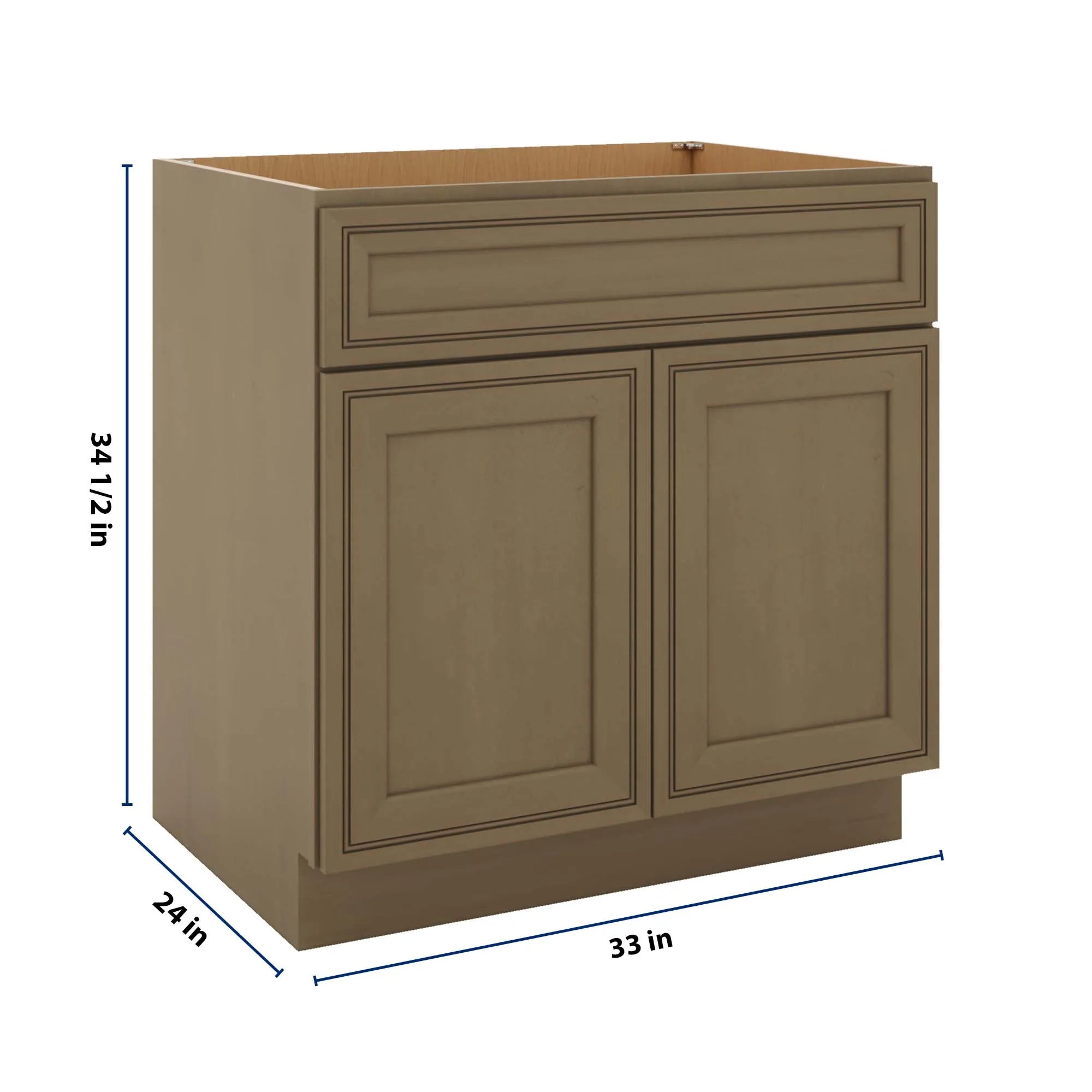 J&K Hazel H8 Sink Base - 33" W
