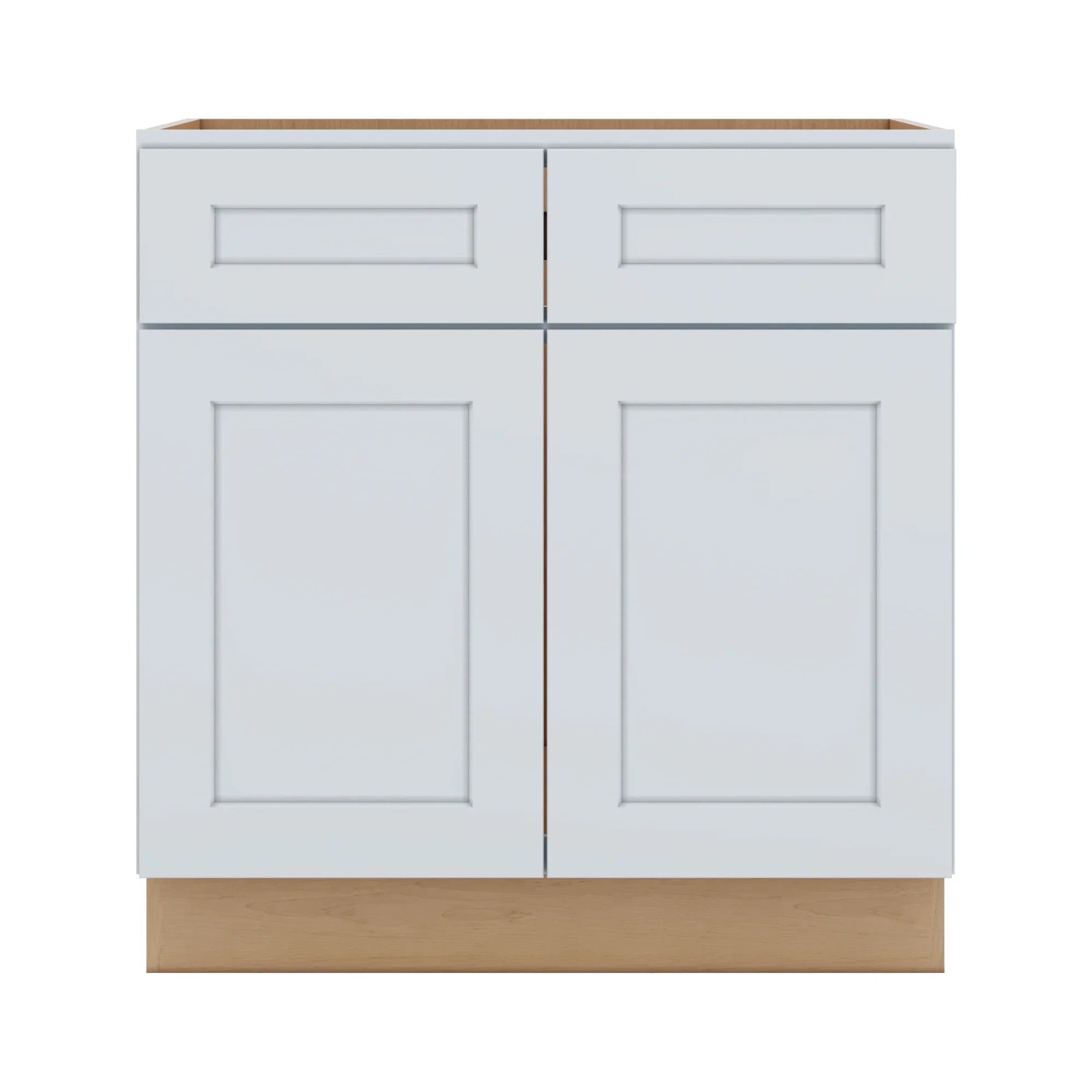 J&K White Shaker S8 Sink Base 33" W
