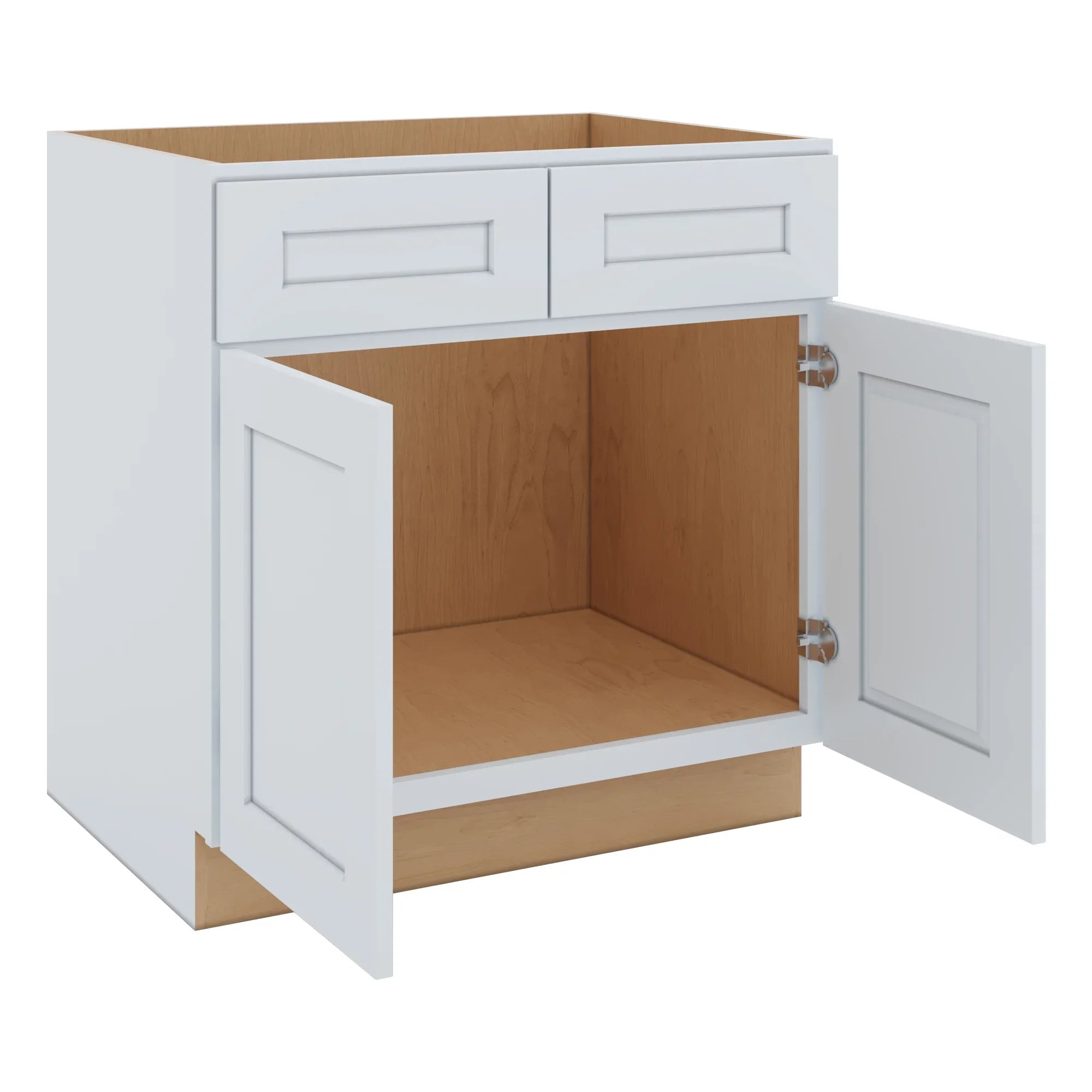 J&K White Shaker S8 Sink Base 33" W