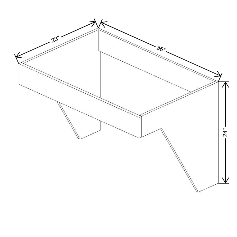 CNC Luxor Harvest 36" W Removable Sink Insert