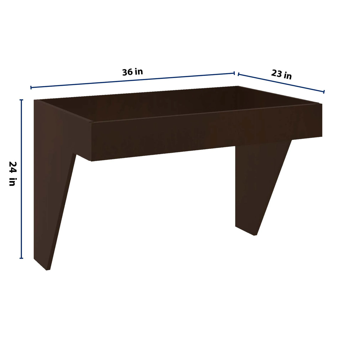 CNC Luxor 5-Piece Espresso 36" W Removable Sink Insert