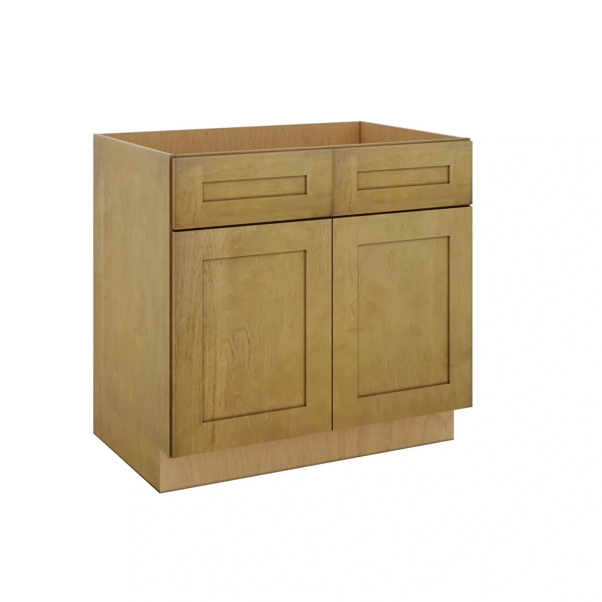 Modernform Cabinet Natural Shaker 36" W X 34 1/2" H X 24" D Double Door Sink Base Cabinet