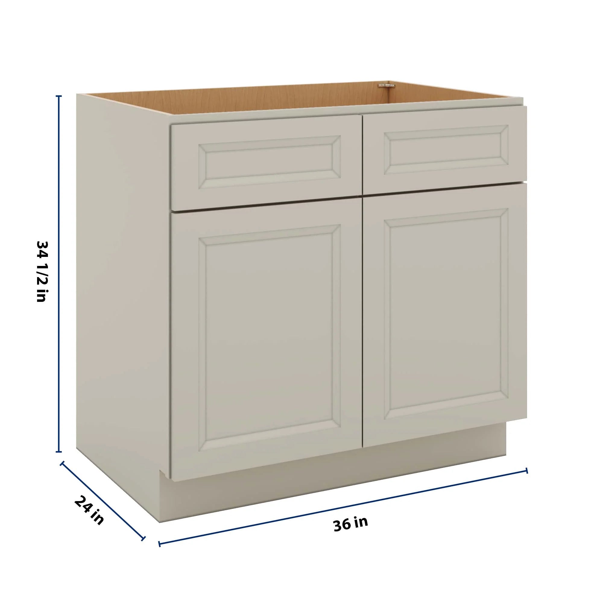 J&K Pebble B6 Sink Base - 36" W