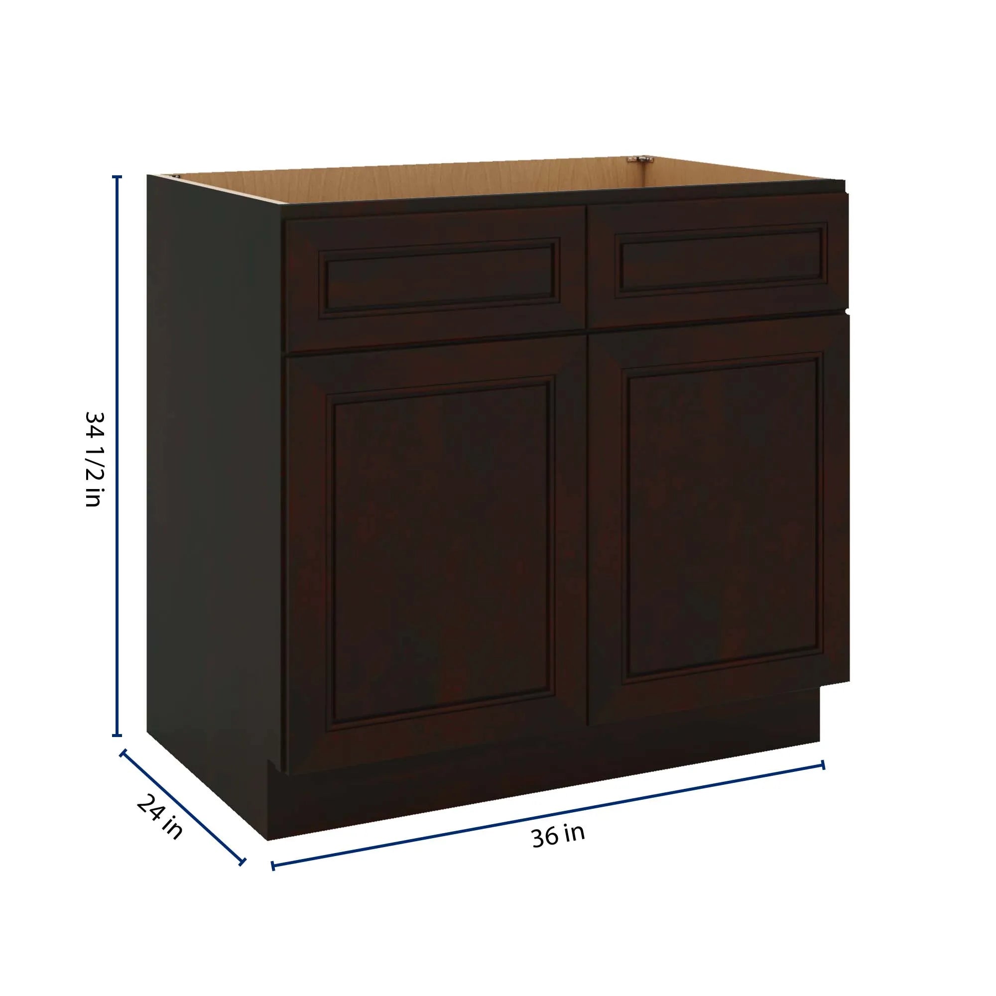 J&K Espresso K8 Sink Base - 36" W
