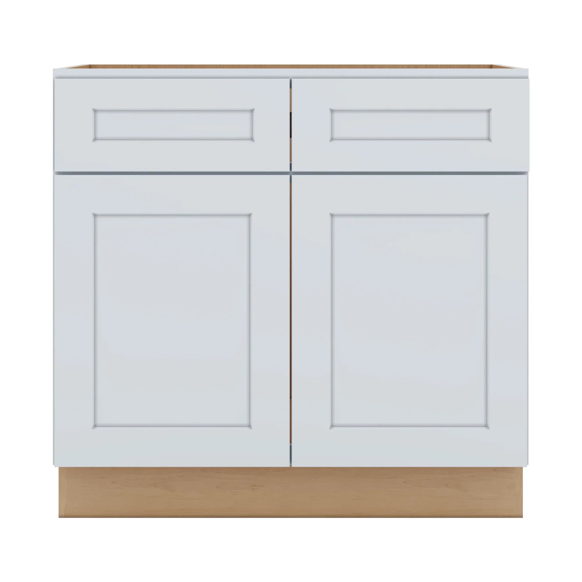 J&K White Shaker S8 Sink Base 36" W