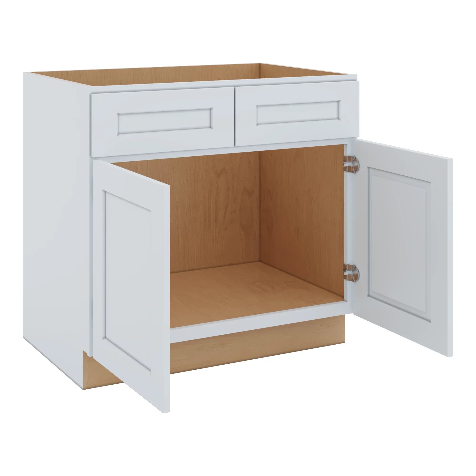 J&K White Shaker S8 Sink Base 36" W