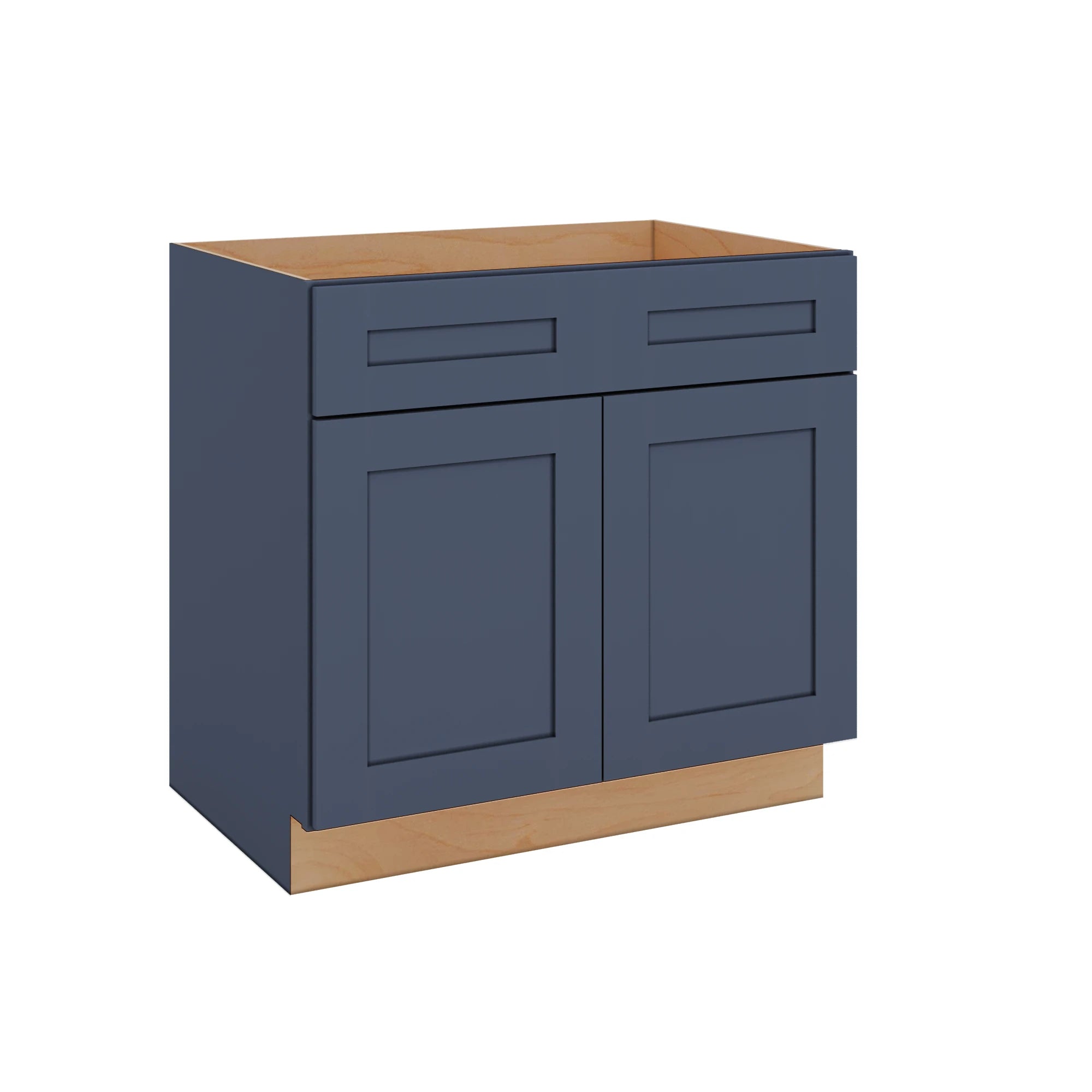 Modernform Cabinet Signature Blue 36" W X 34 1/2" H X 24" D Double Door Sink Base Cabinet