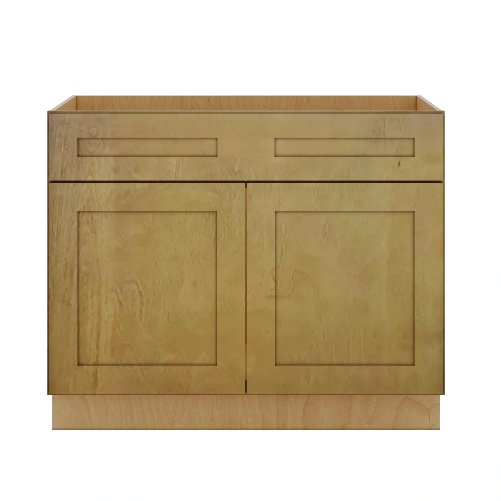 Modernform Cabinet Natural Shaker 42" W X 34 1/2" H X 24" D Double Door Sink Base Cabinet