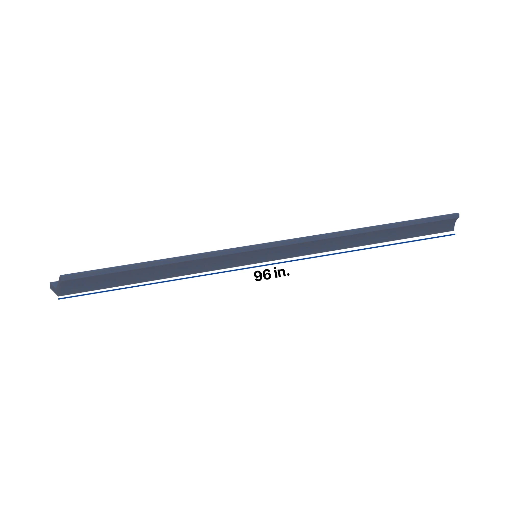 Modernform Cabinet Signature Blue 96" W X 2 1/4" H X 3 3/4" D Shaker Crown Molding