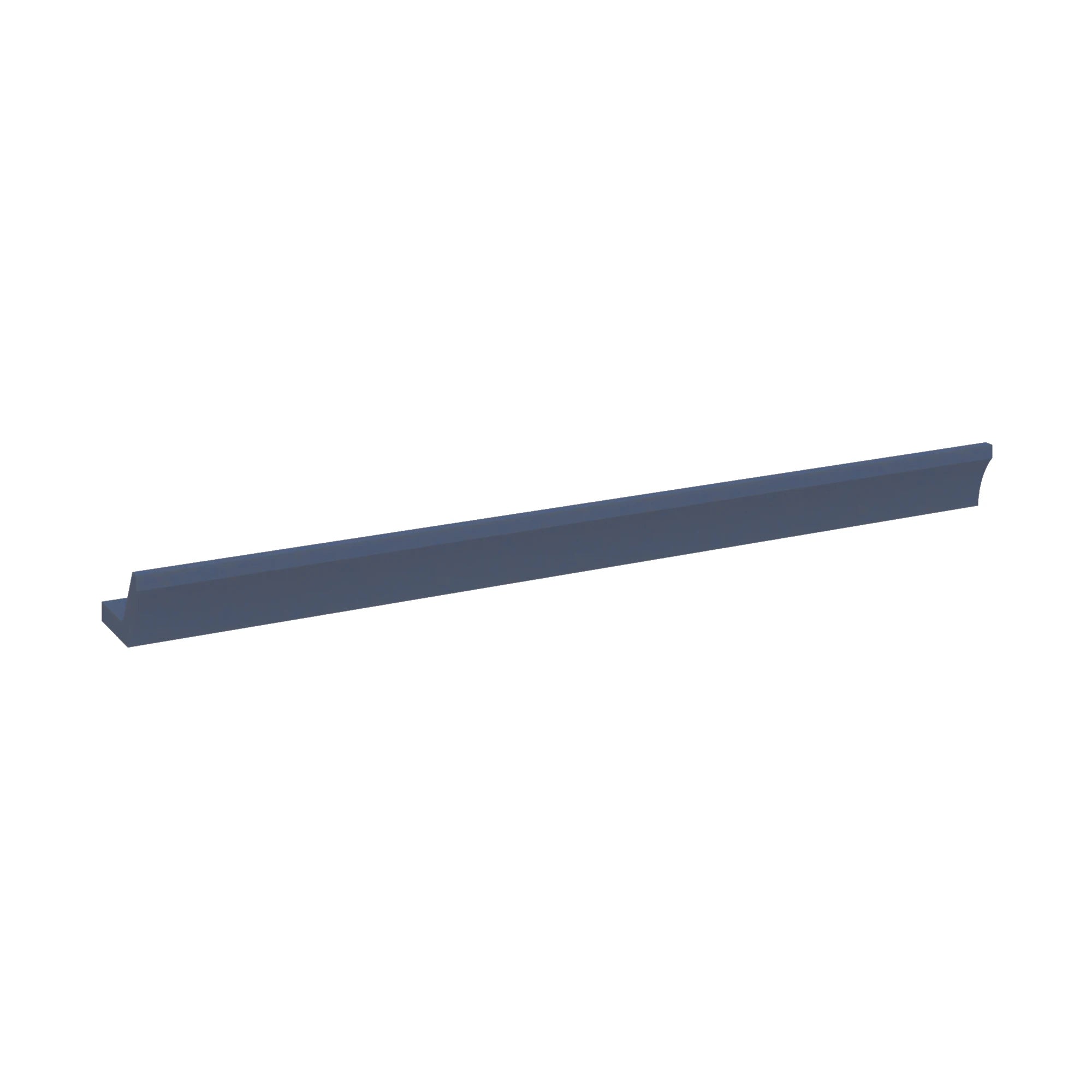 Modernform Cabinet Signature Blue 96" W X 3 5/8" H X 5 3/4" D Shaker Crown Molding w/Heel