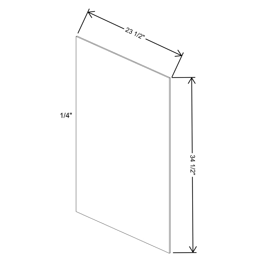 Fabuwood Allure Onyx Cobblestone Loose Finished End Skin