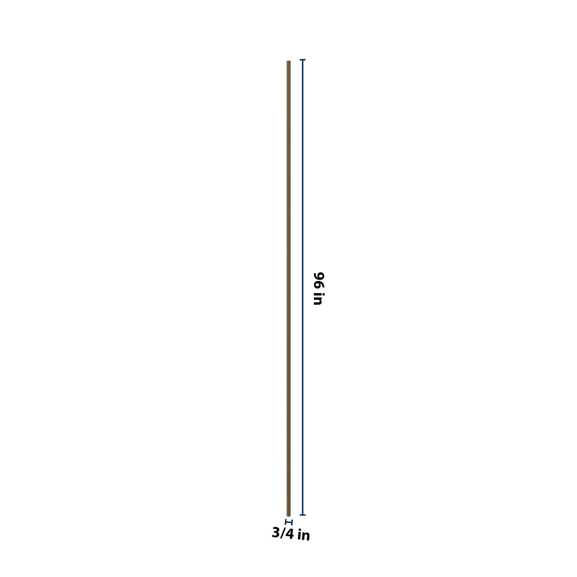 J&K Hazel H8 Tall Filler 3/4" W x 96" H