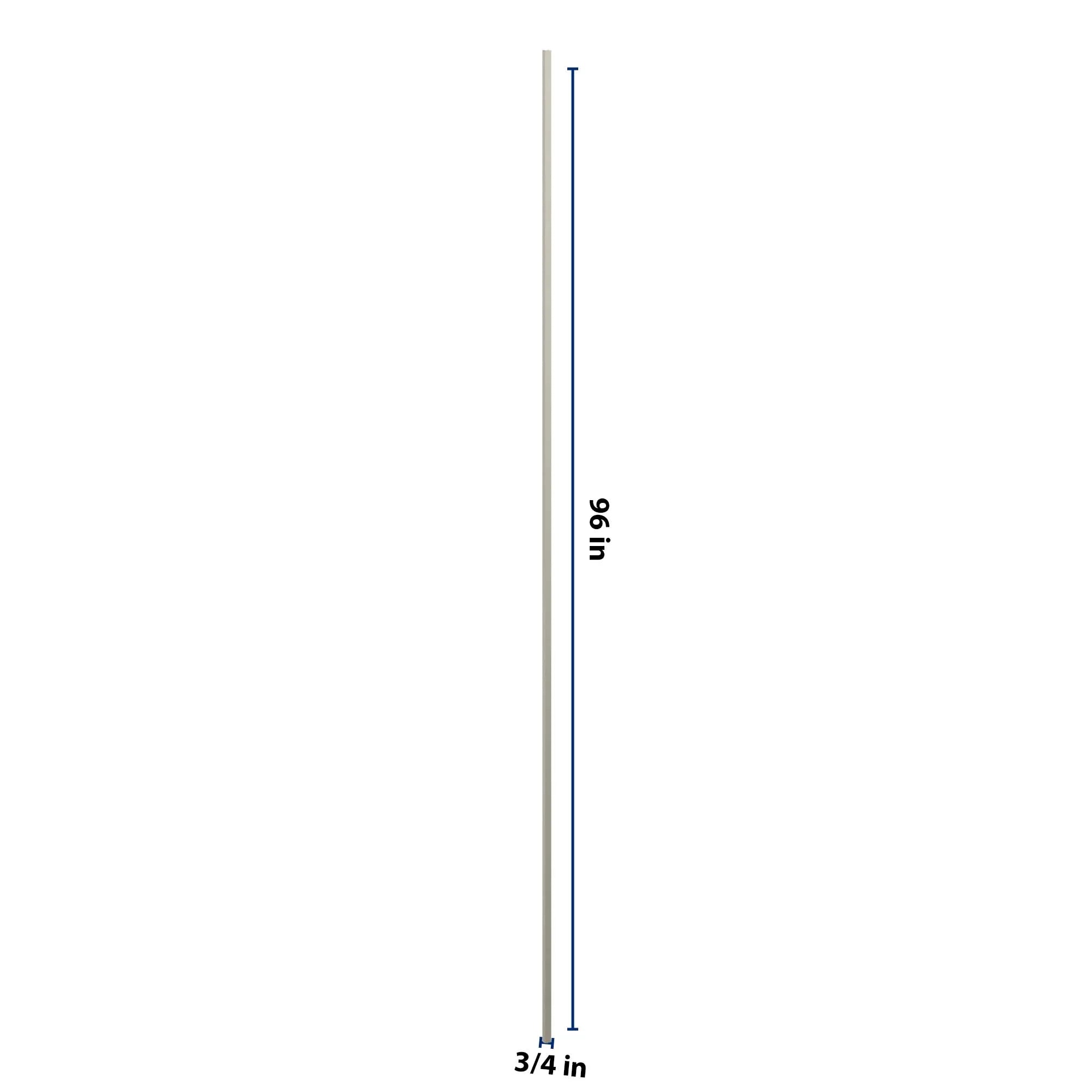 J&K Pebble B6 Tall Filler 3/4" W x 96" H