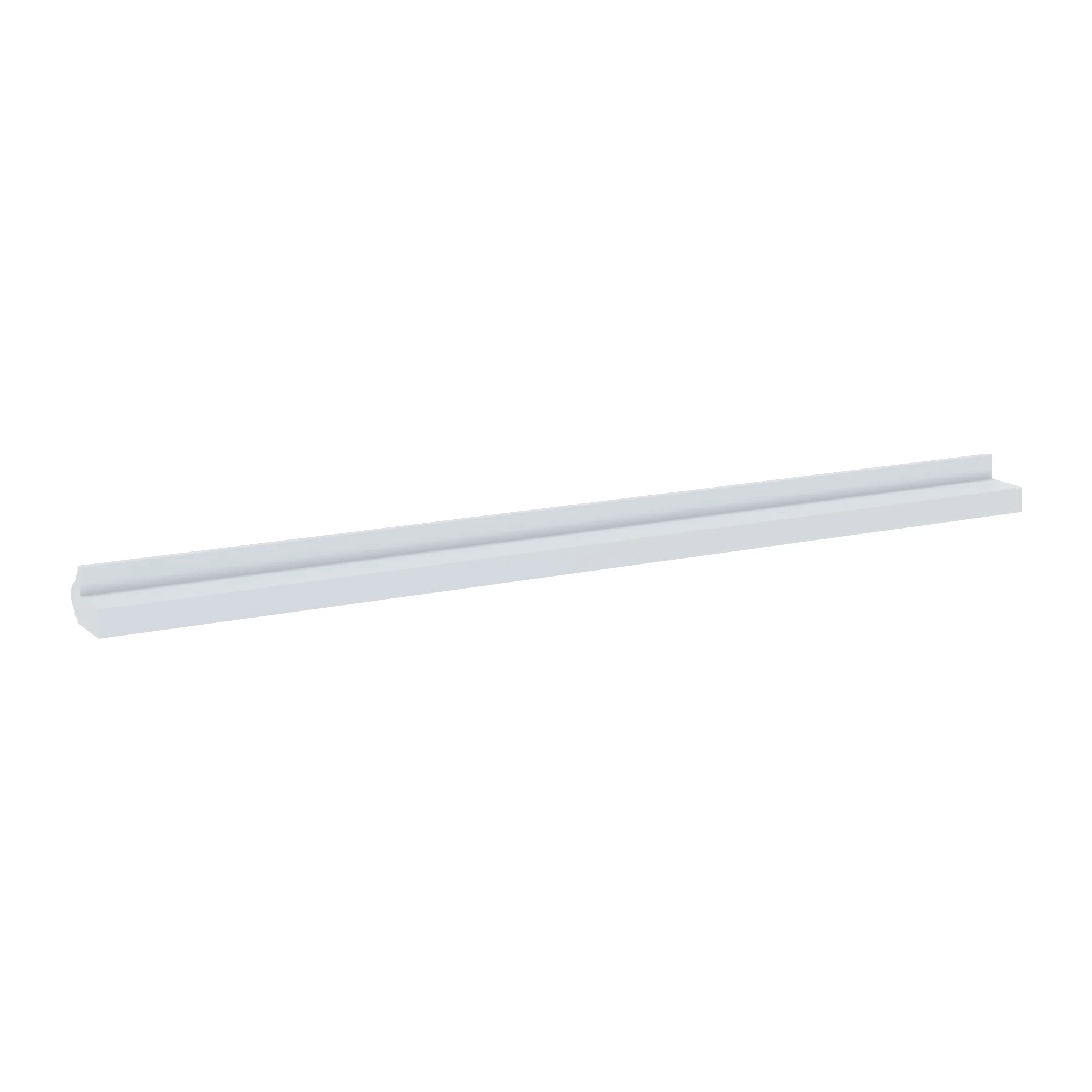 J&K White Shaker S8 96" W Light Rail Molding