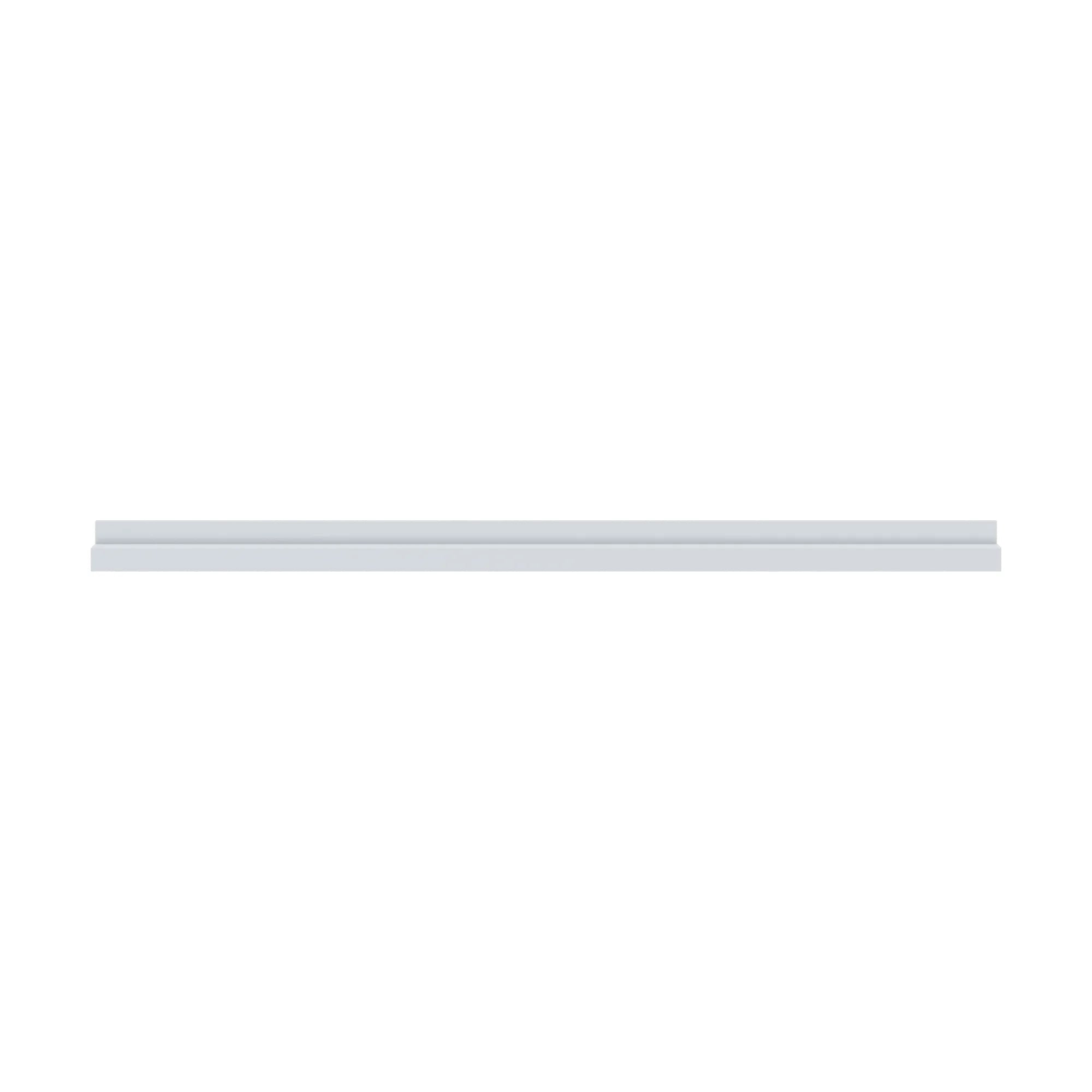 J&K White Shaker S8 96" W Light Rail Molding