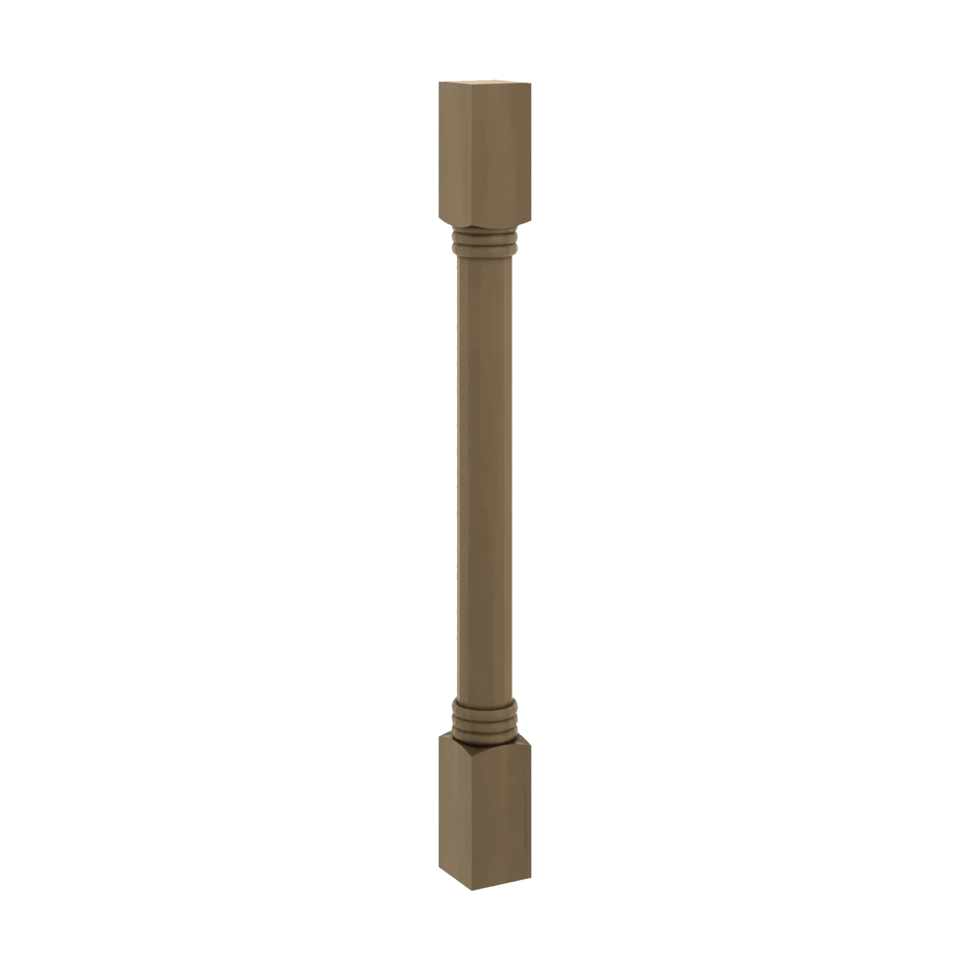 J&K Hazel H8 Full Turn Post 3"W x 34 1/2" H x 3" D