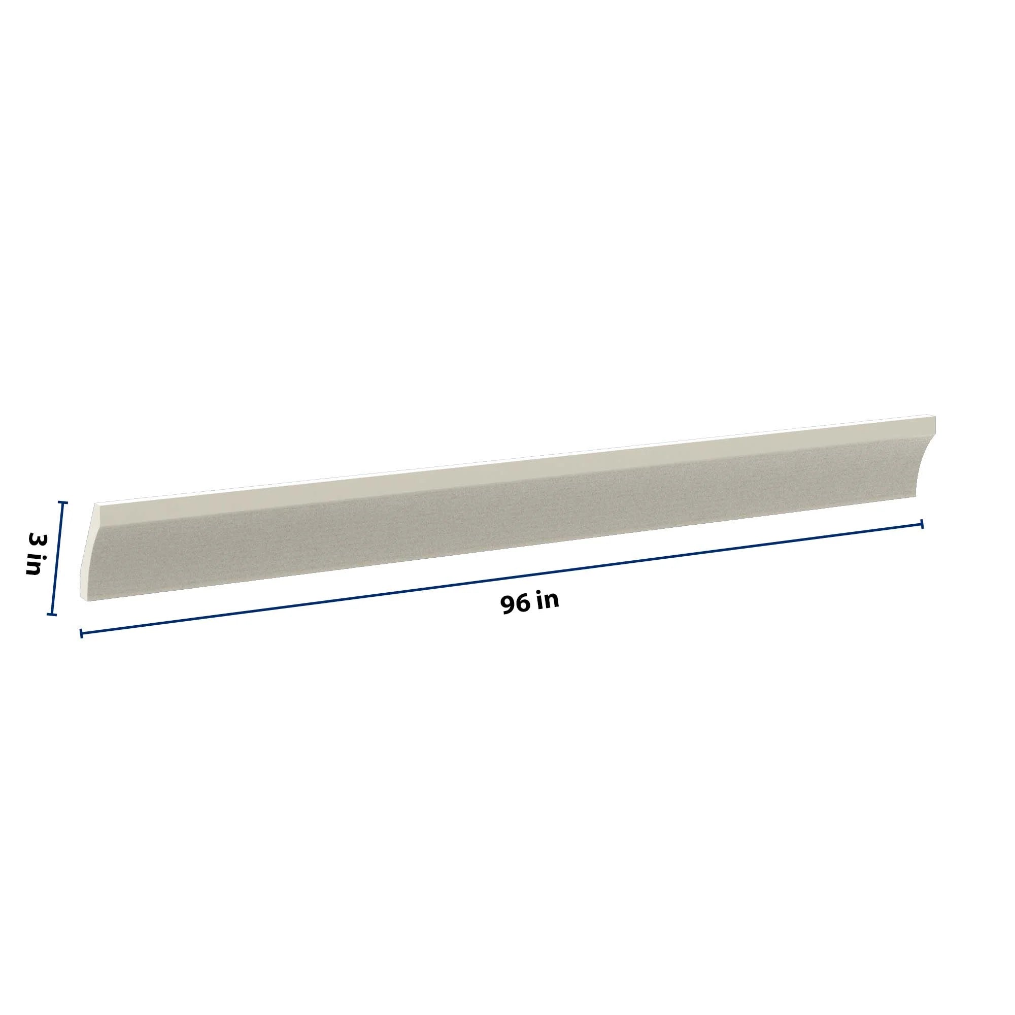 J&K Pebble B6 96" W 10 4-1/4 Cove Molding