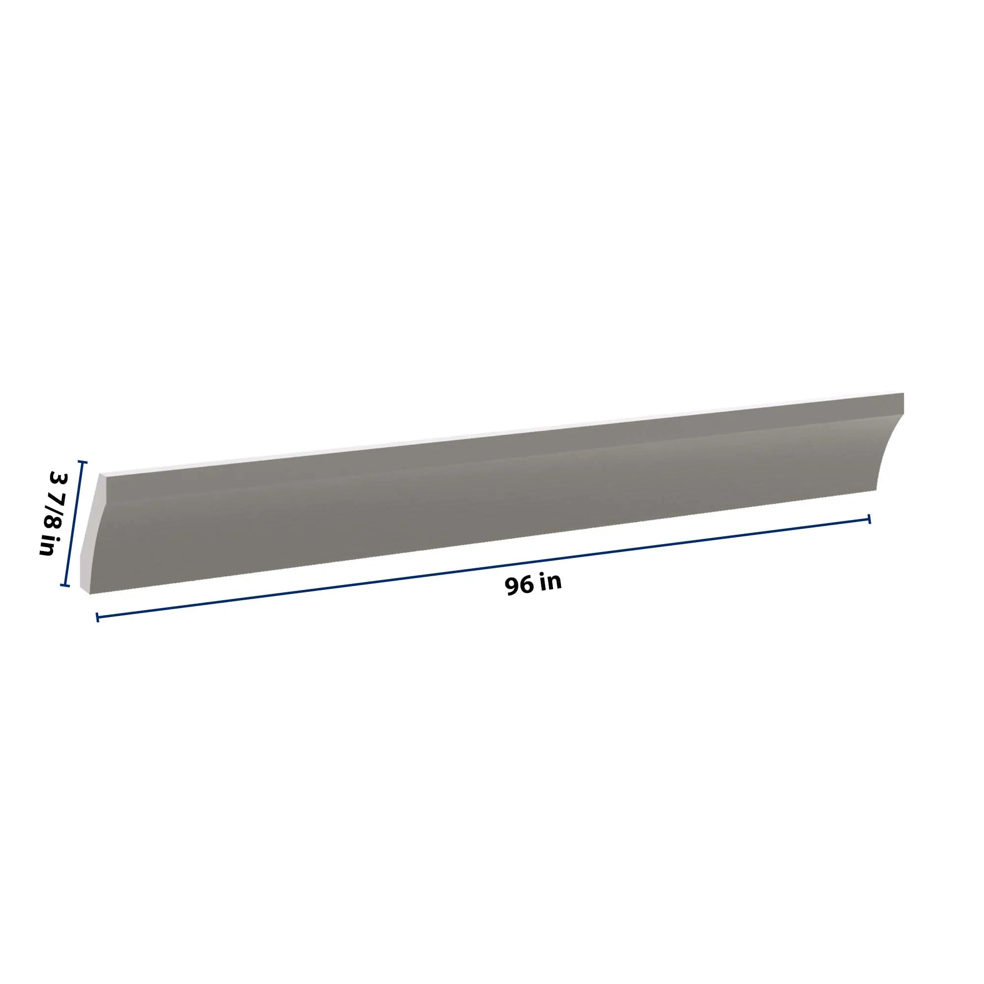 J&K Greige K3 96" W Large Cove Molding