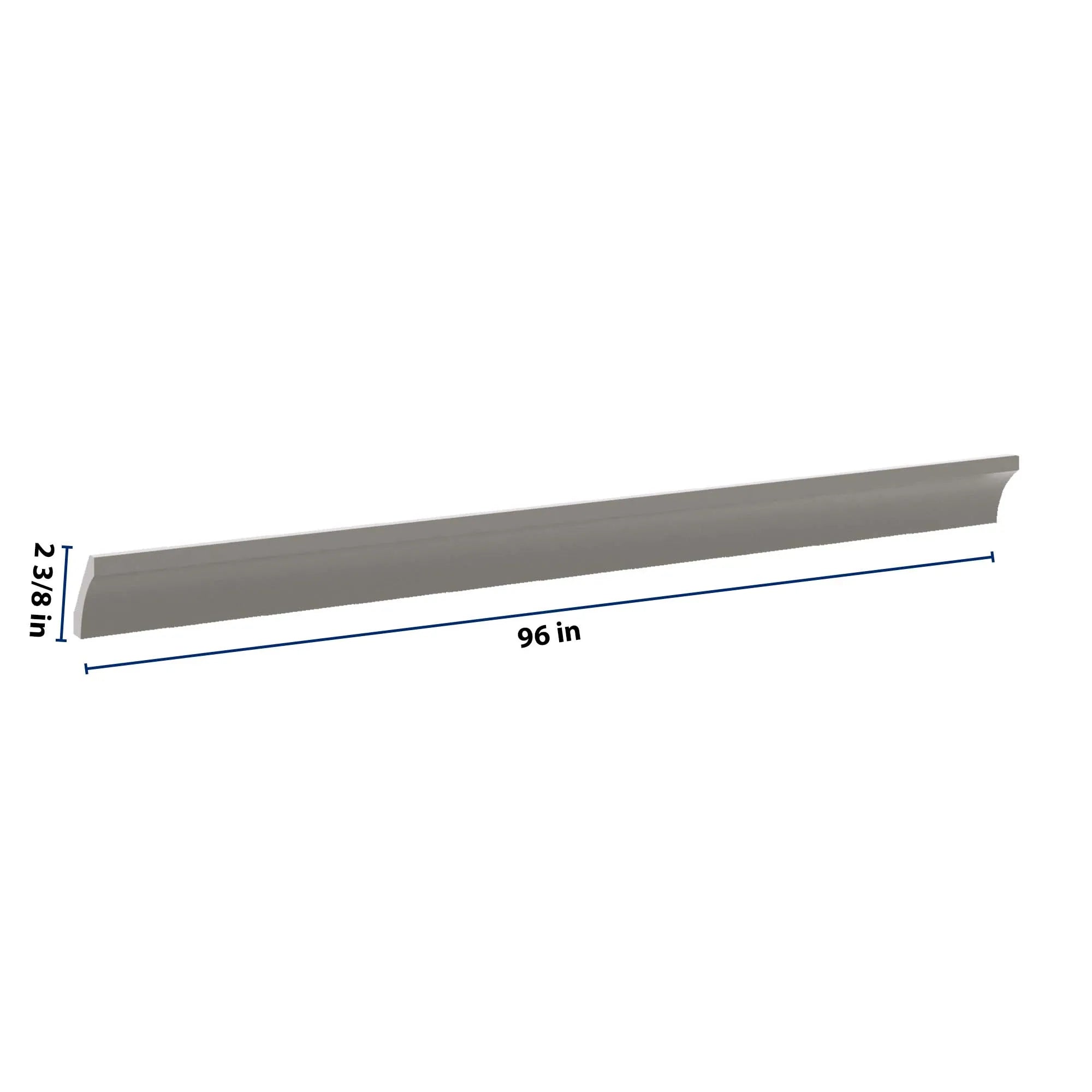 J&K Greige K3 96" W Cove Molding