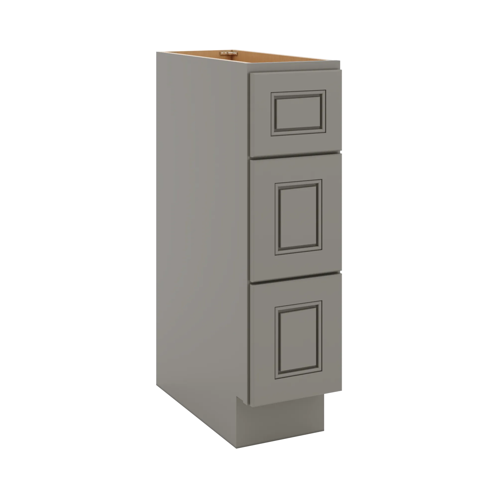 J&K Greige K3 Vanity 3 Drawer Base 09" W x 33" H x 21" D