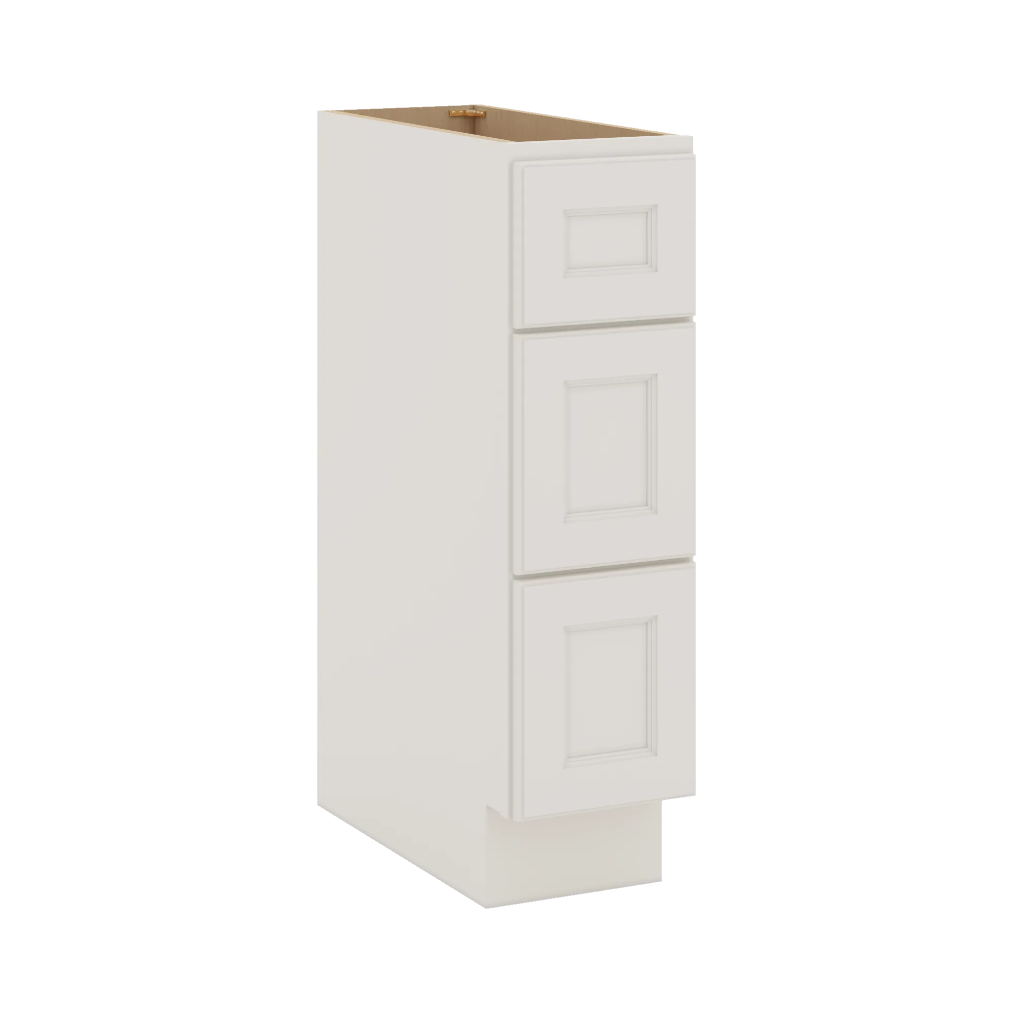 J&K Dove E1 Vanity 3 Drawer Base 09" W x 33" H x 21" D