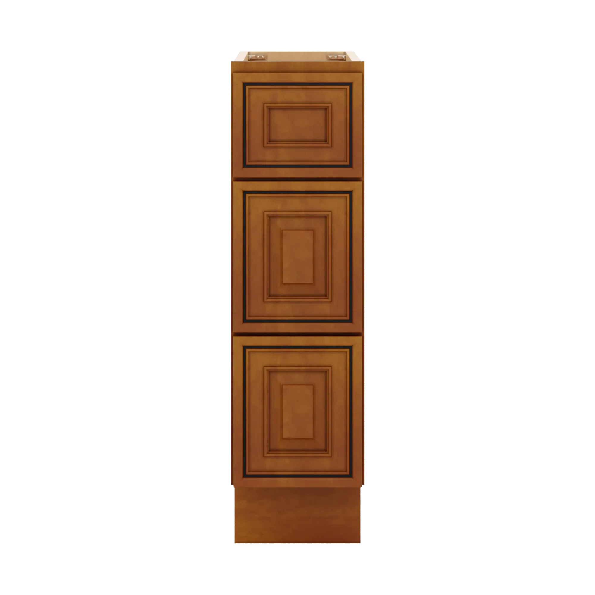 j k mocha glazed k10 vanity 3 drawer base 09 w x 33 h x 21 d