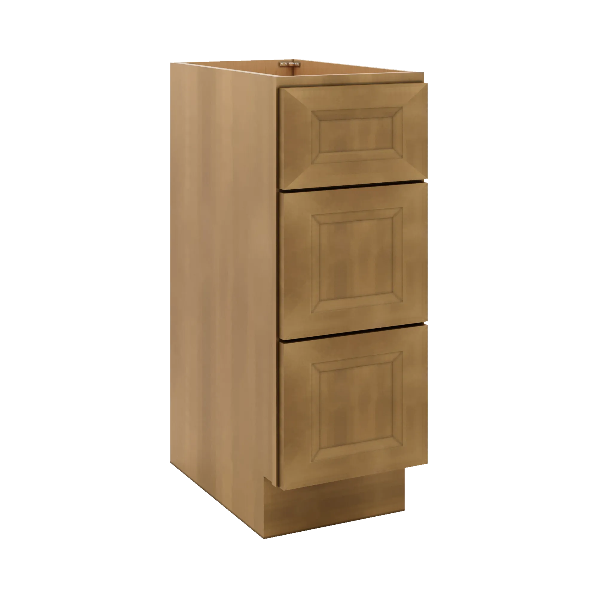 J&K Butterscotch B8 Vanity 3 Drawer Base 12" W x 33" H x 21" D