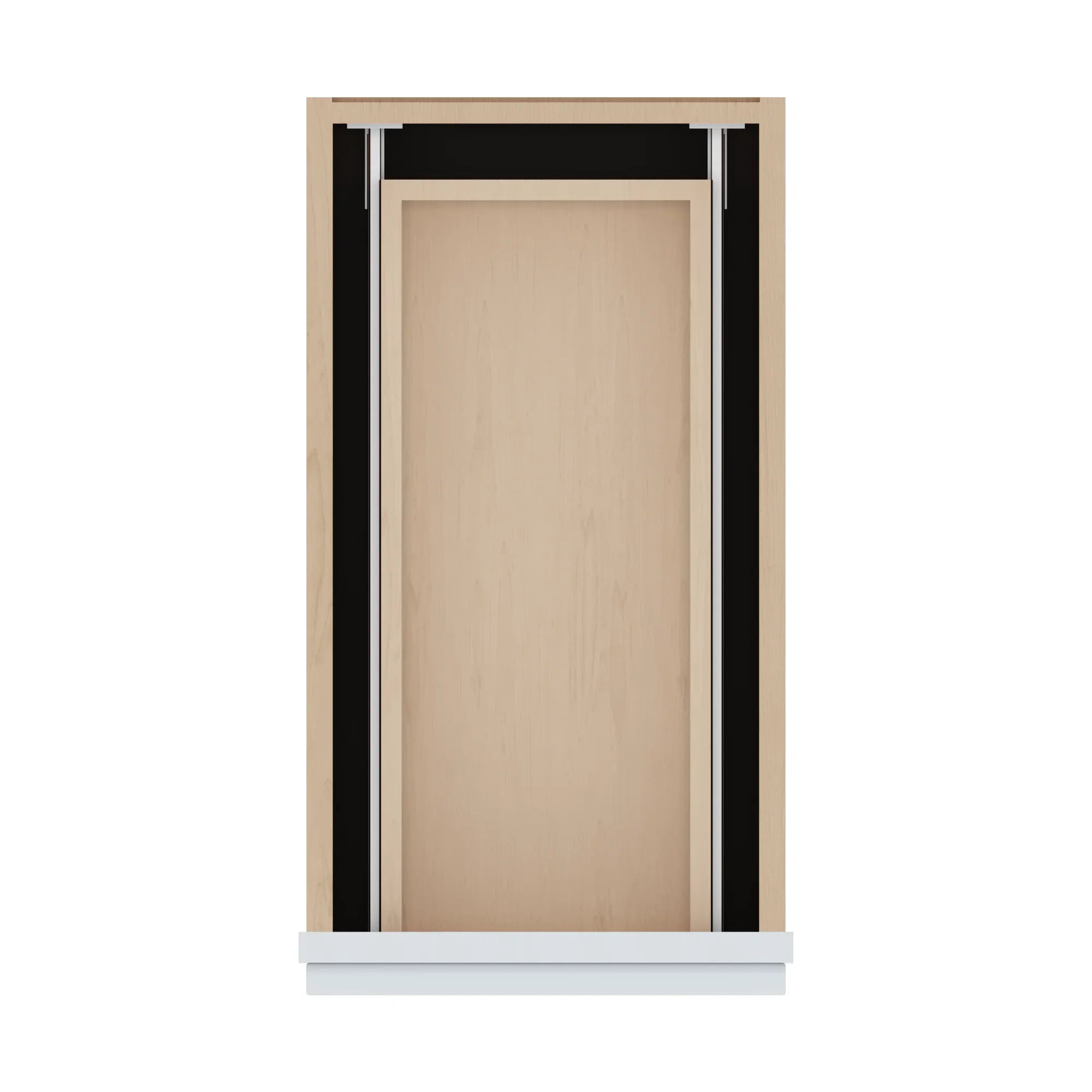J&K White Shaker S8 Vanity 3 Drawer Base 12" W x 33" H x 21" D
