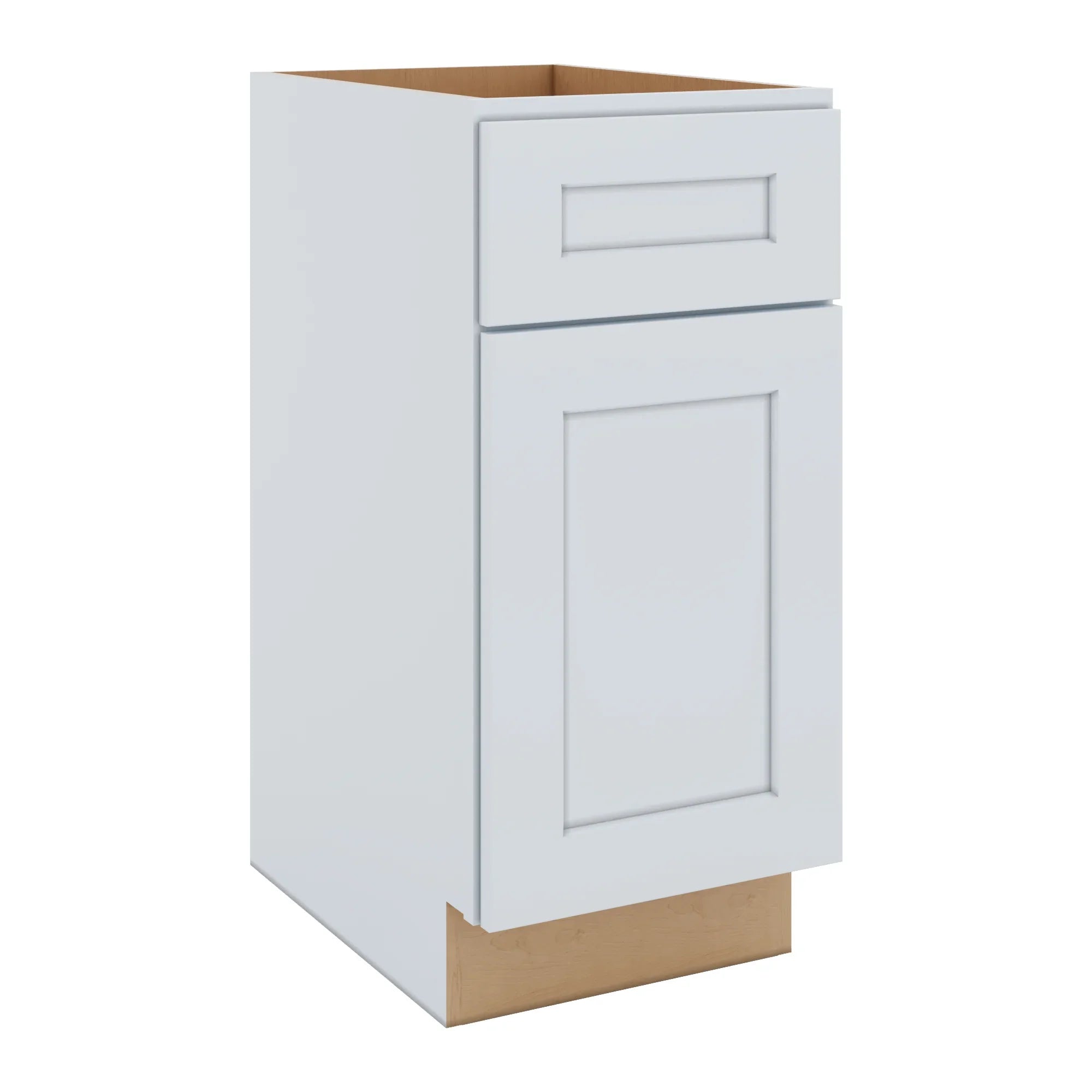 J&K White Shaker S8 Vanity Base Door/Drawer 15" W x 33" H x 21" D