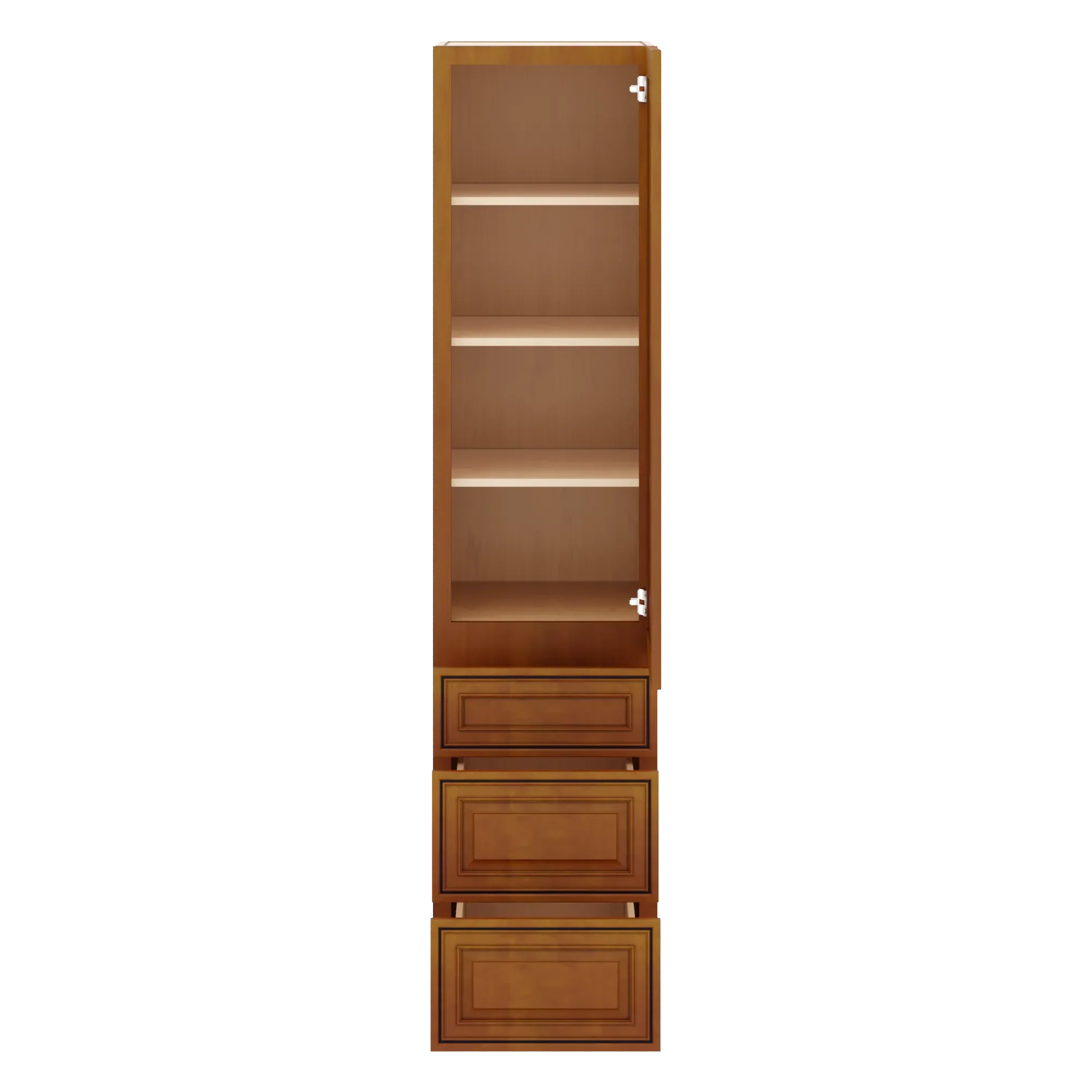 j k mocha glazed k10 vanity linen with bottom drawers 18 w x 81 h x 24 d
