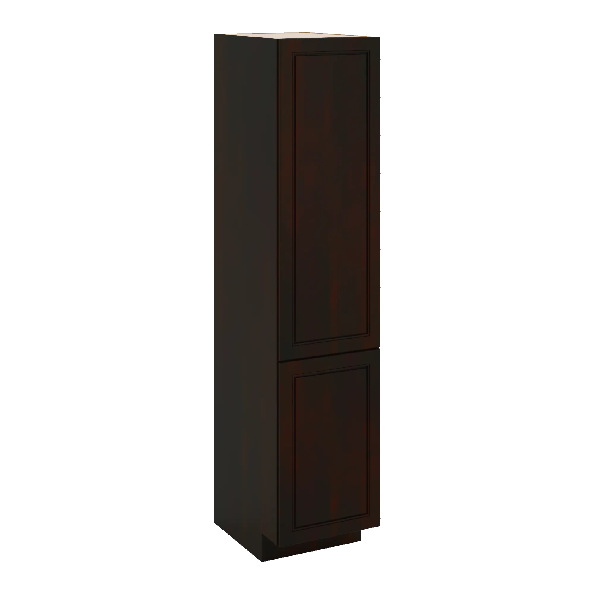J&K Espresso K8 Vanity Linen 18" W x 81" H x 24" D