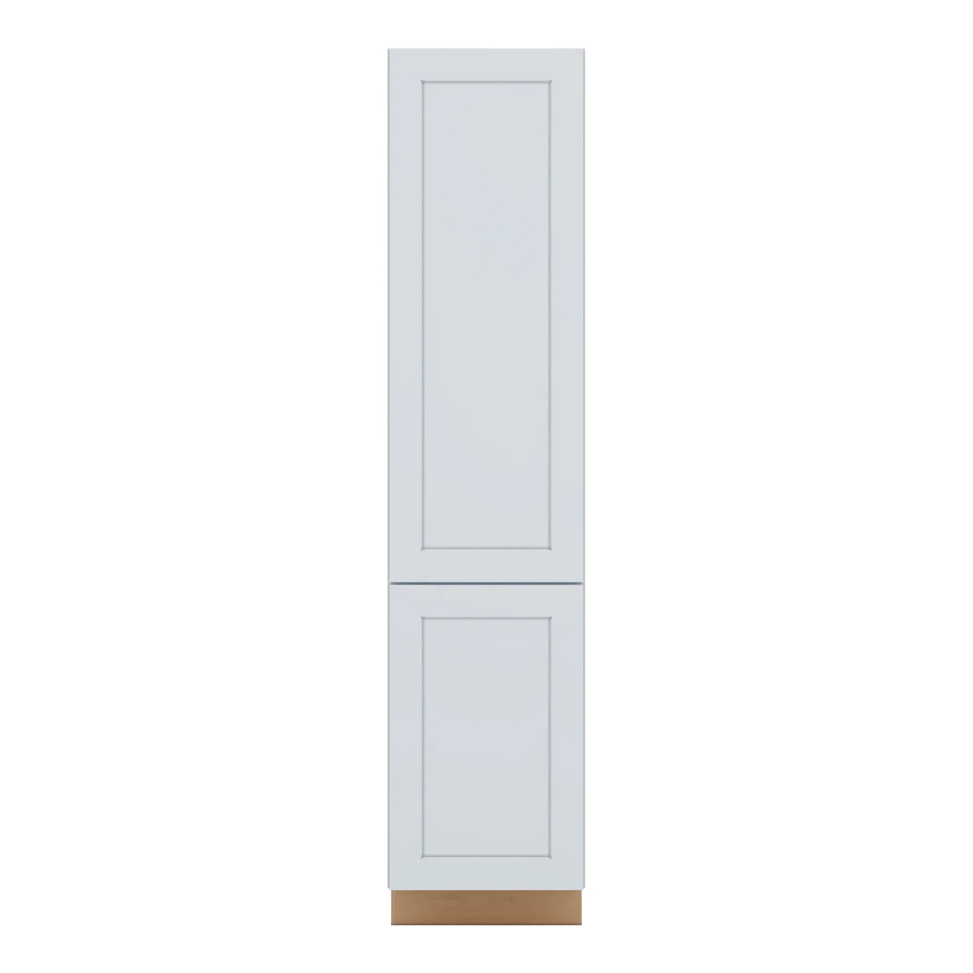 J&K White Shaker S8 Vanity Linen 18" W x 81" H x 24" D