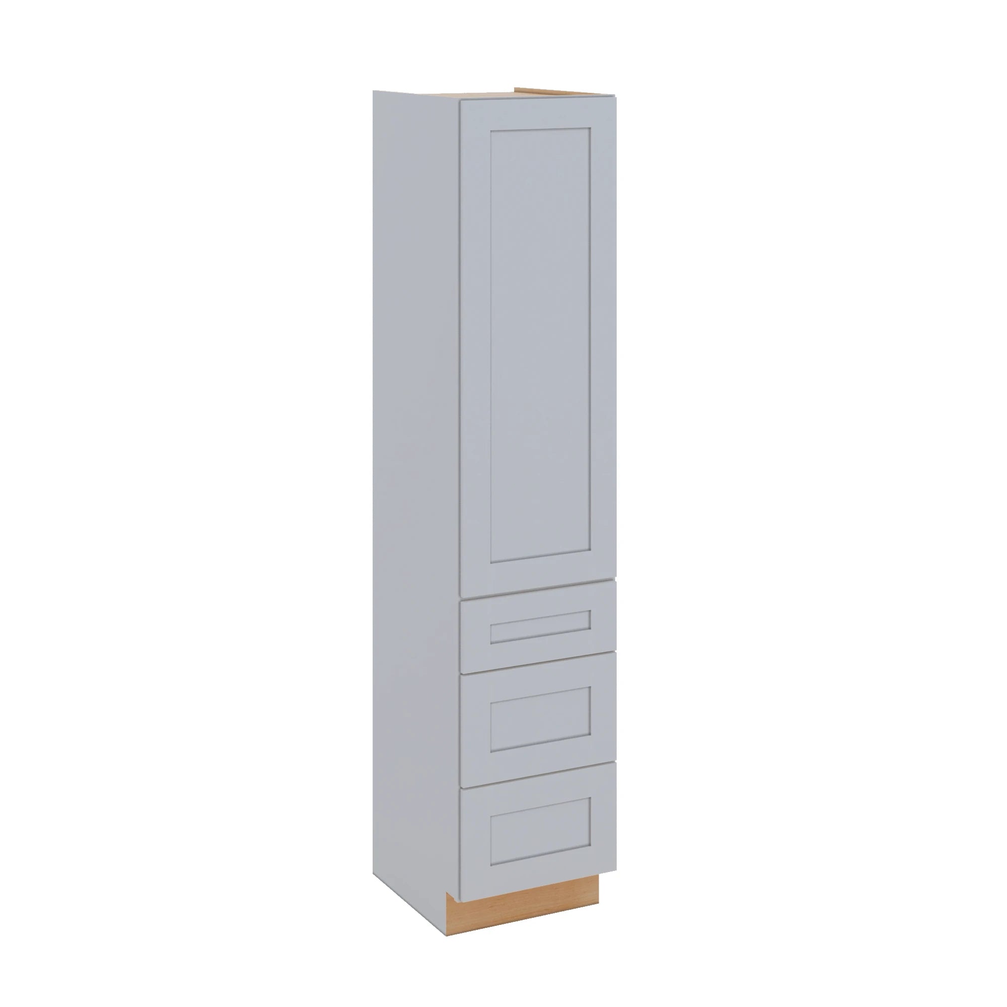 Modernform Cabinet Grey Shaker 18" W X 84" H X 21" D Vanity Linen Cabinet