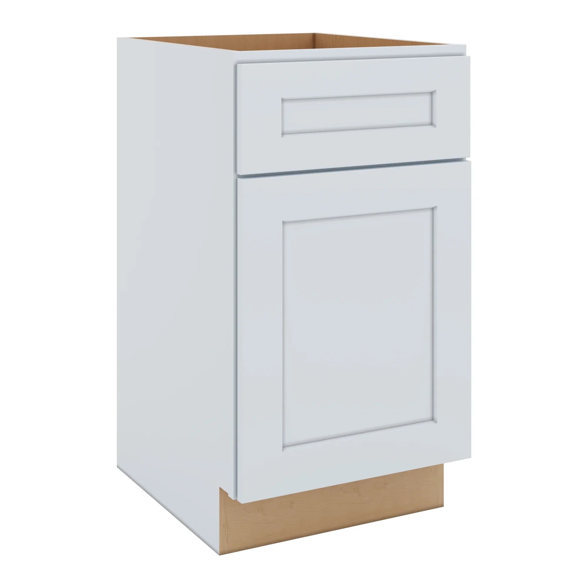 J&K White Shaker S8 Vanity Base Door/Drawer 18" W x 33" H x 21" D