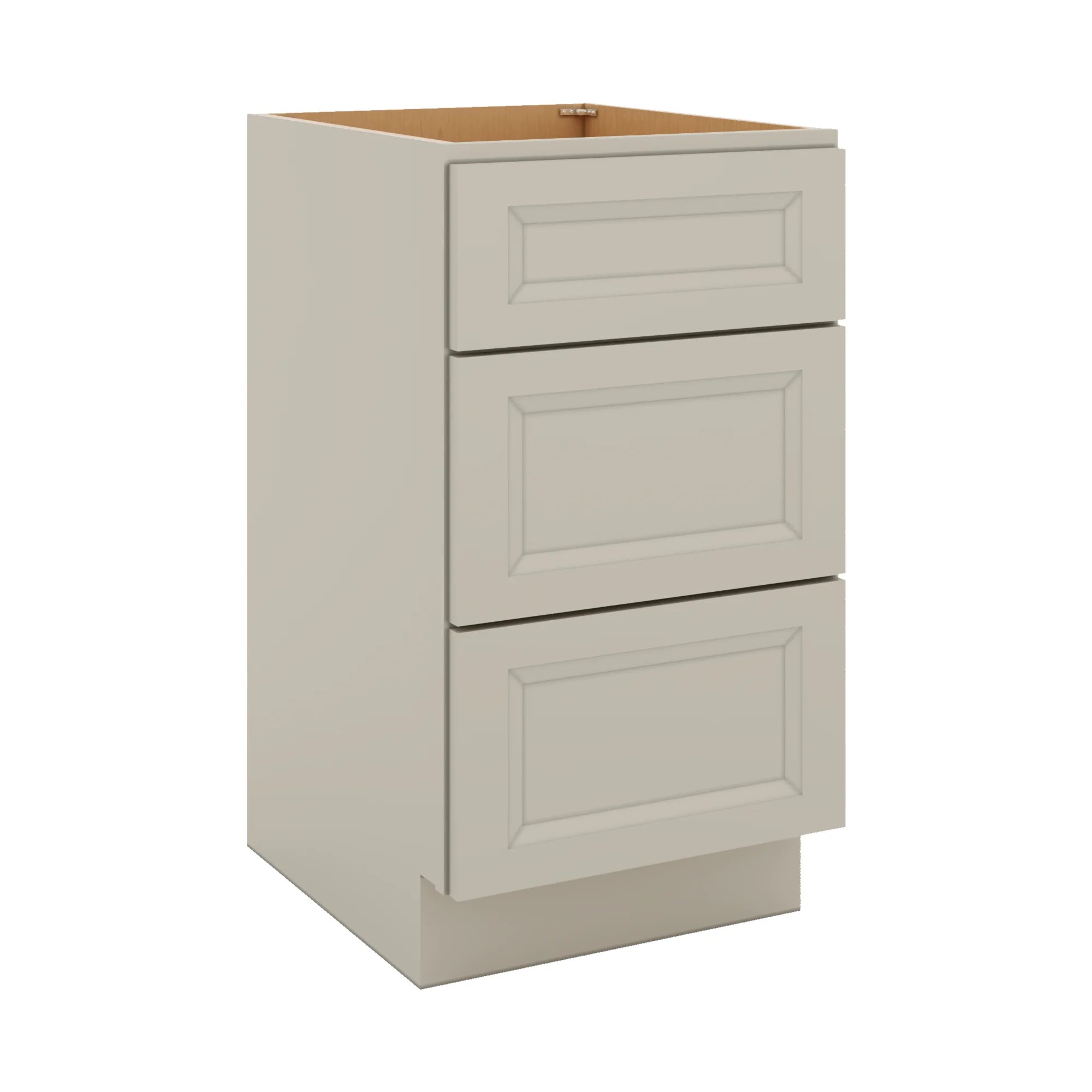 J&K Pebble B6 Vanity 3 Drawer Base 18" W x 33" H x 21" D