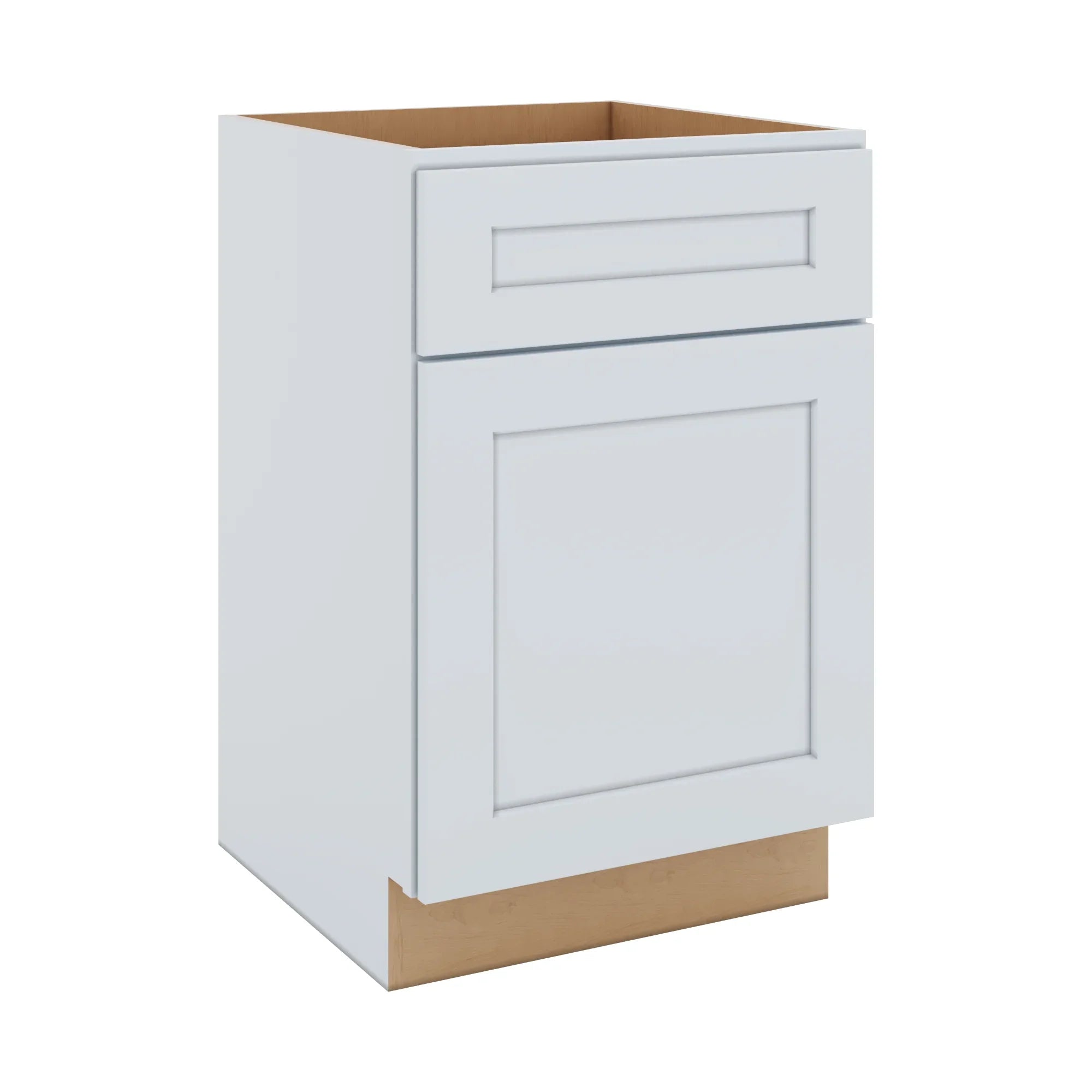 J&K White Shaker S8 Vanity Base Door/Drawer 21" W x 33" H x 21" D