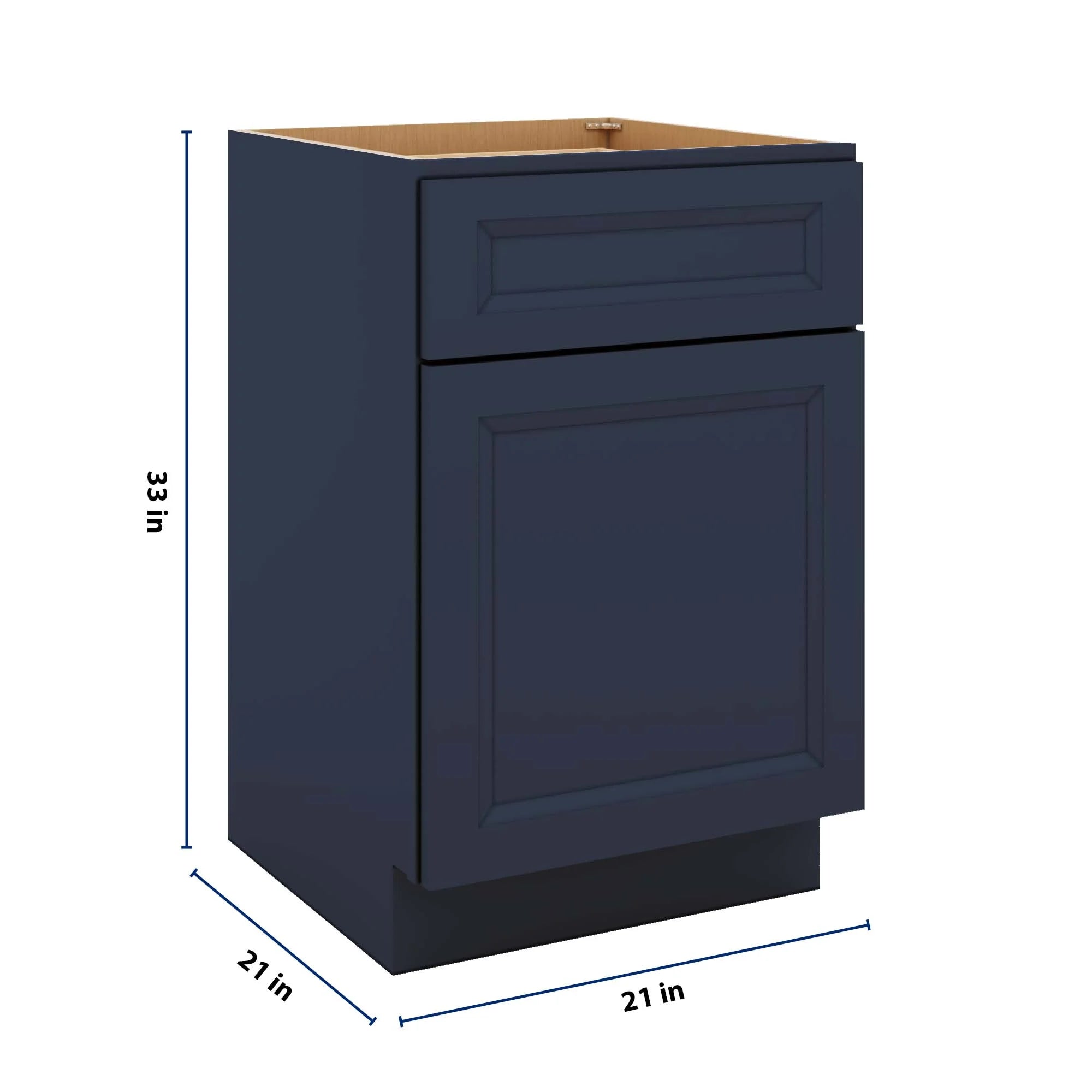 J&K Naval B7 Vanity Base Door/Drawer 21" W x 33" H x 21" D