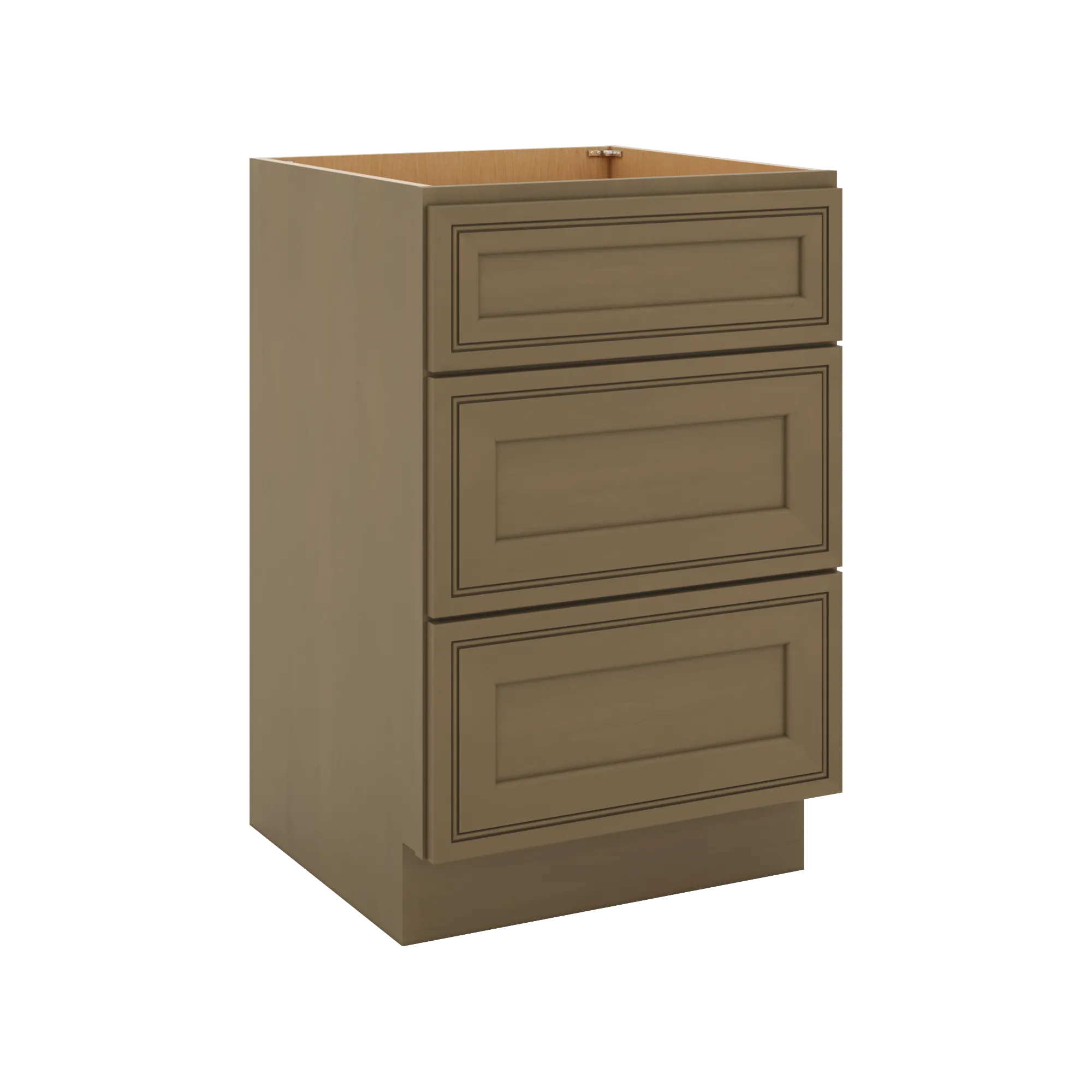 J&K Hazel H8 Vanity 3 Drawer Base 21" W x 33" H x 21" D