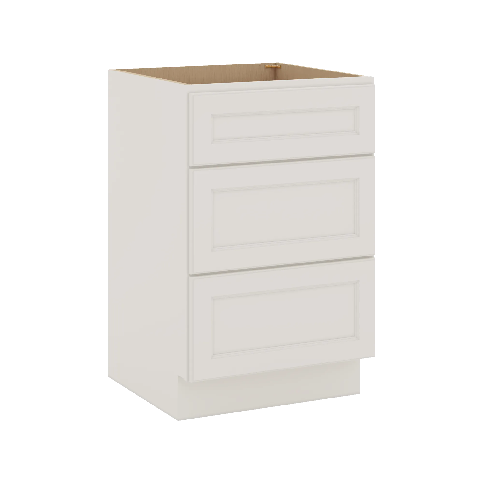 J&K Dove E1 Vanity 3 Drawer Base 21" W x 33" H x 21" D