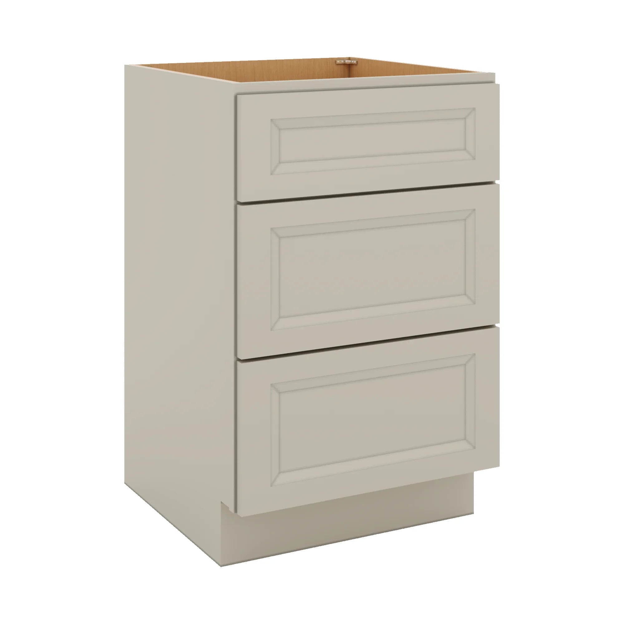 J&K Pebble B6 Vanity 3 Drawer Base 21" W x 33" H x 21" D