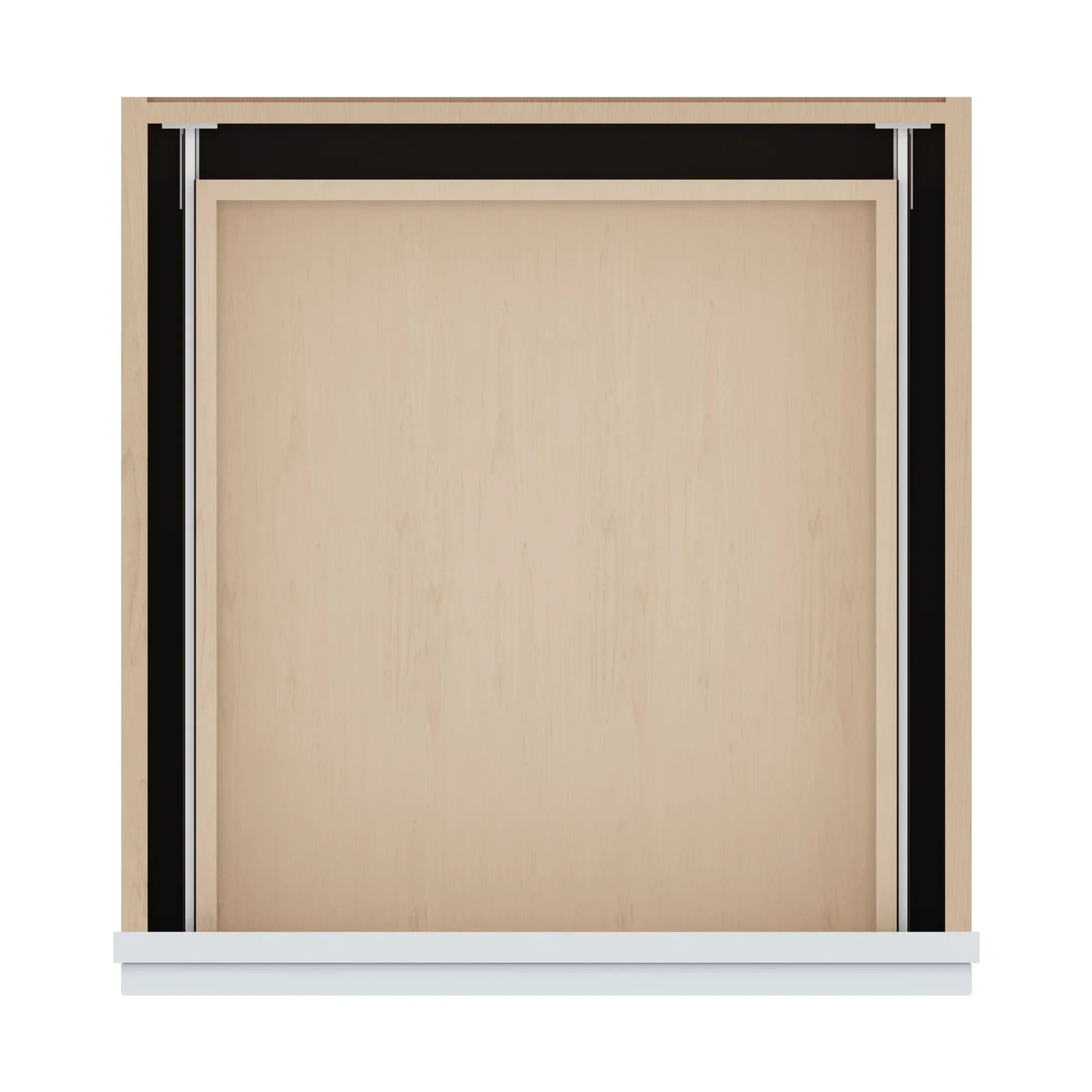 J&K White Shaker S8 Vanity 3 Drawer Base 21" W x 33" H x 21" D