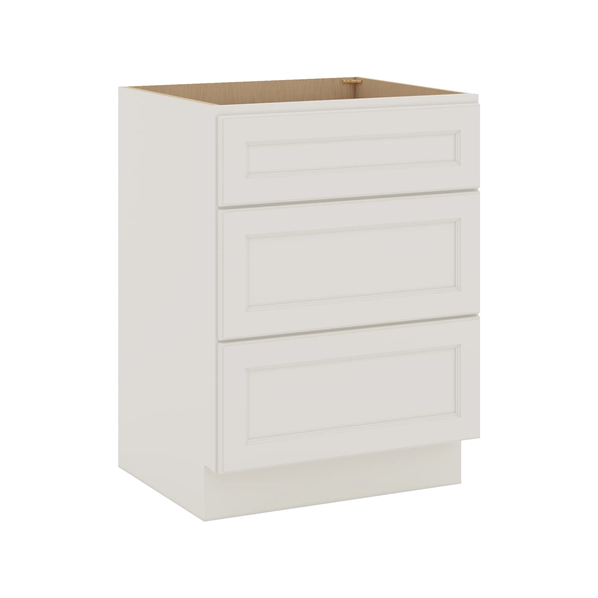 J&K Dove E1 Vanity 3 Drawer Base 24" W x 33" H x 21" D