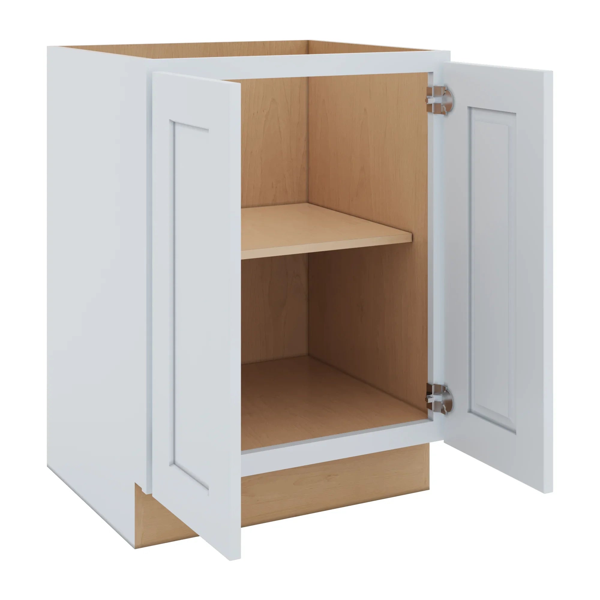 J&K White Shaker S8 Vanity Base FHD 24" W x 33" H x 21" D