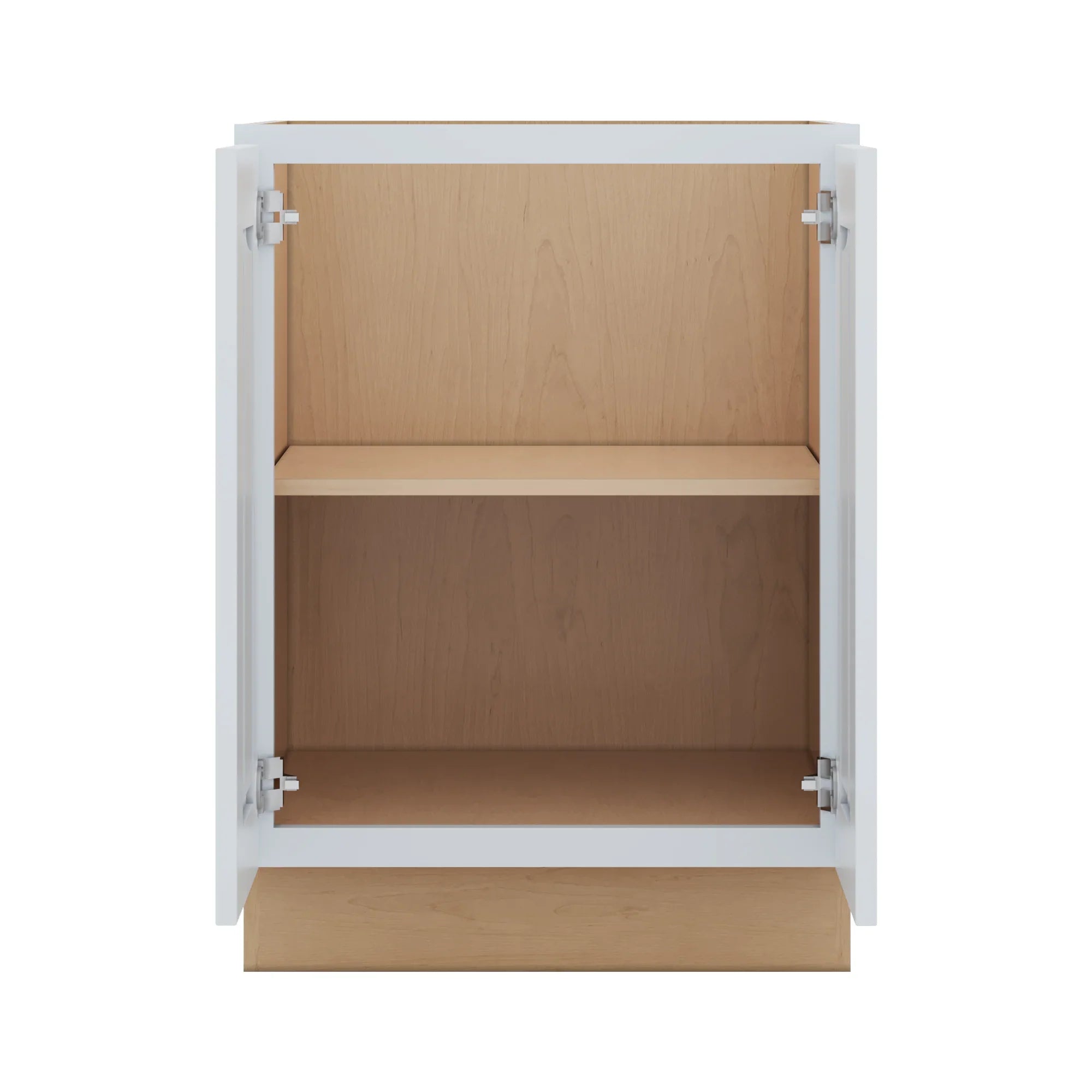 J&K White Shaker S8 Vanity Base FHD 24" W x 33" H x 21" D
