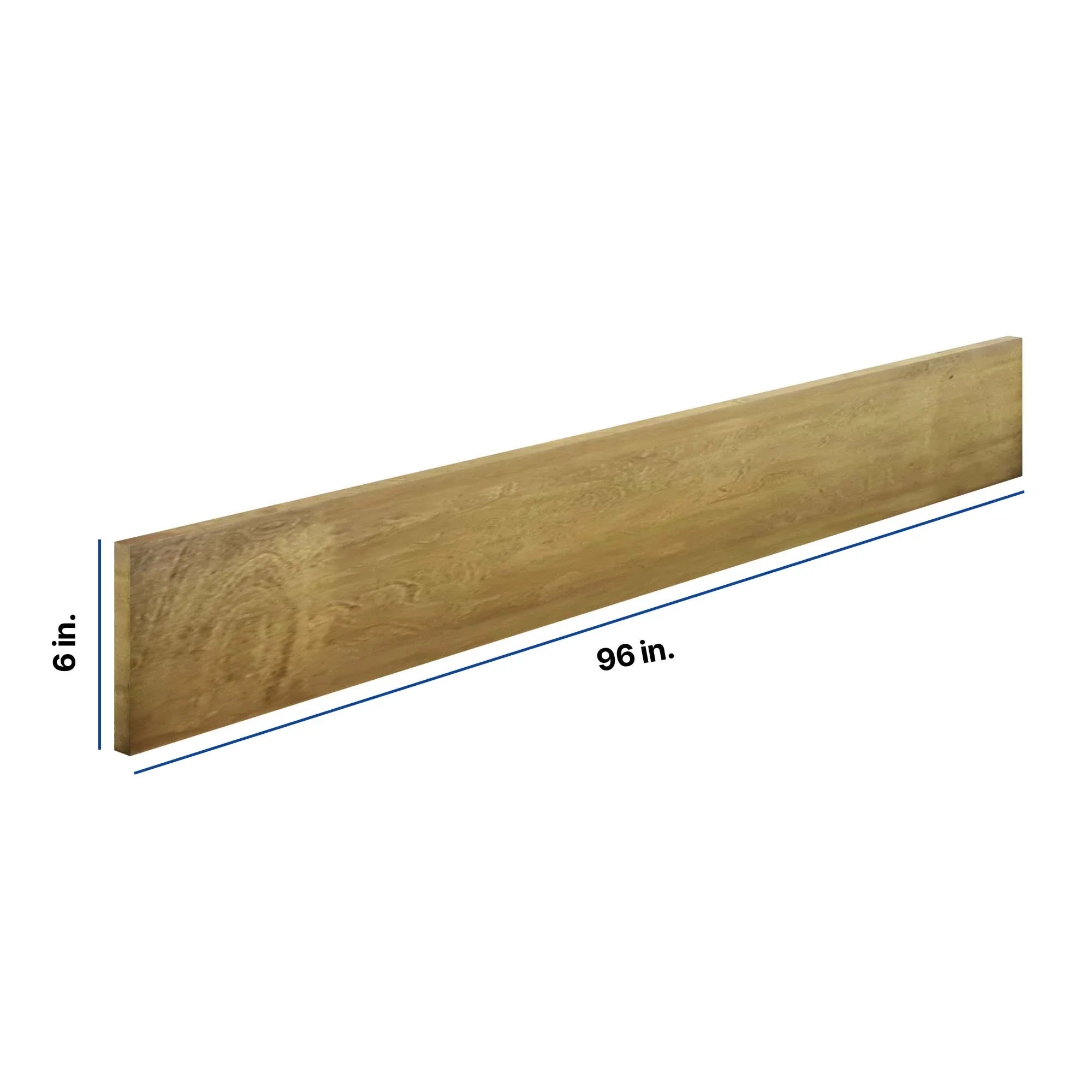 Modernform Cabinet Natural Shaker 6" W X 96" H Bottom Molding