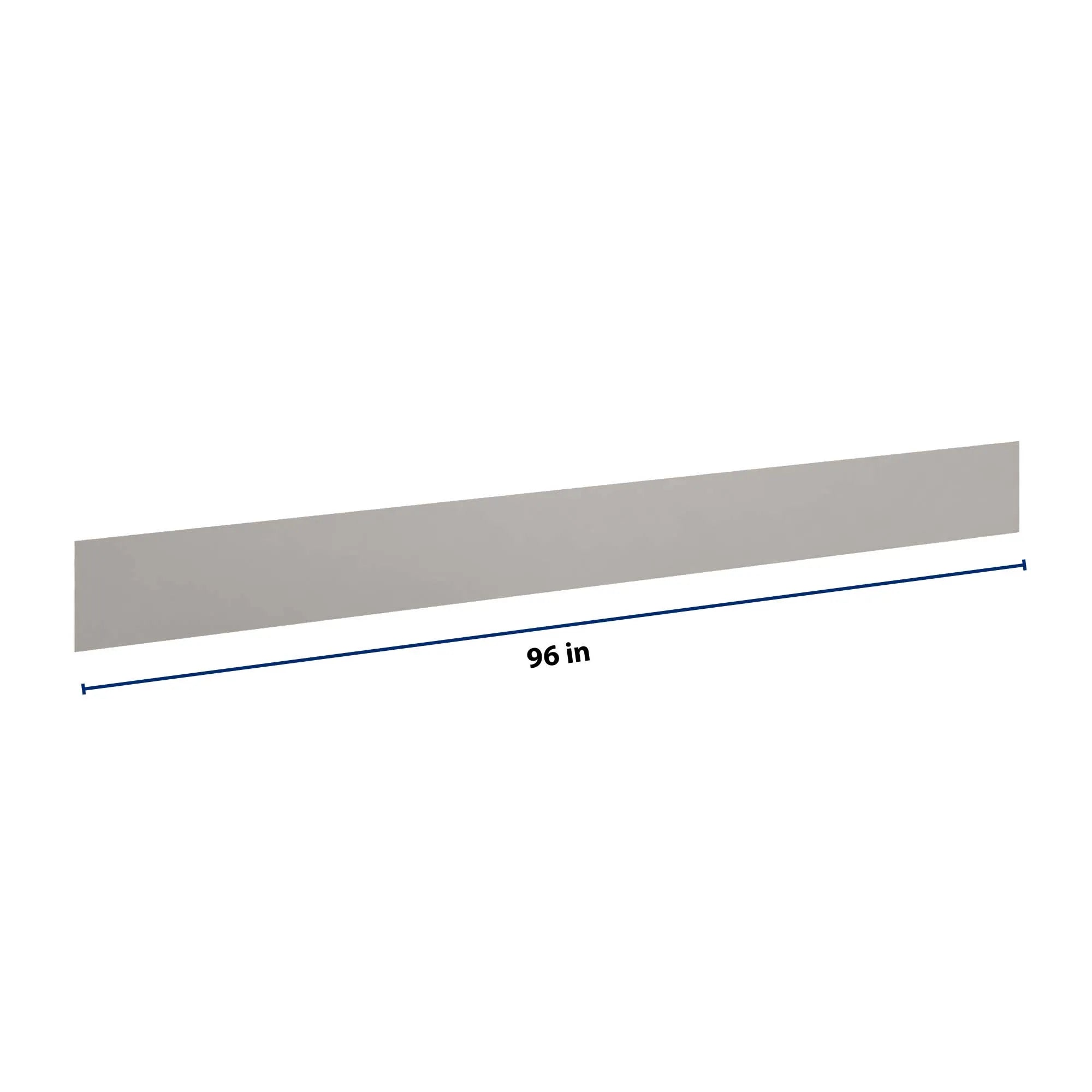 cnc luxor 5 piece misty grey 96 w x 4 1 2 h toe kick