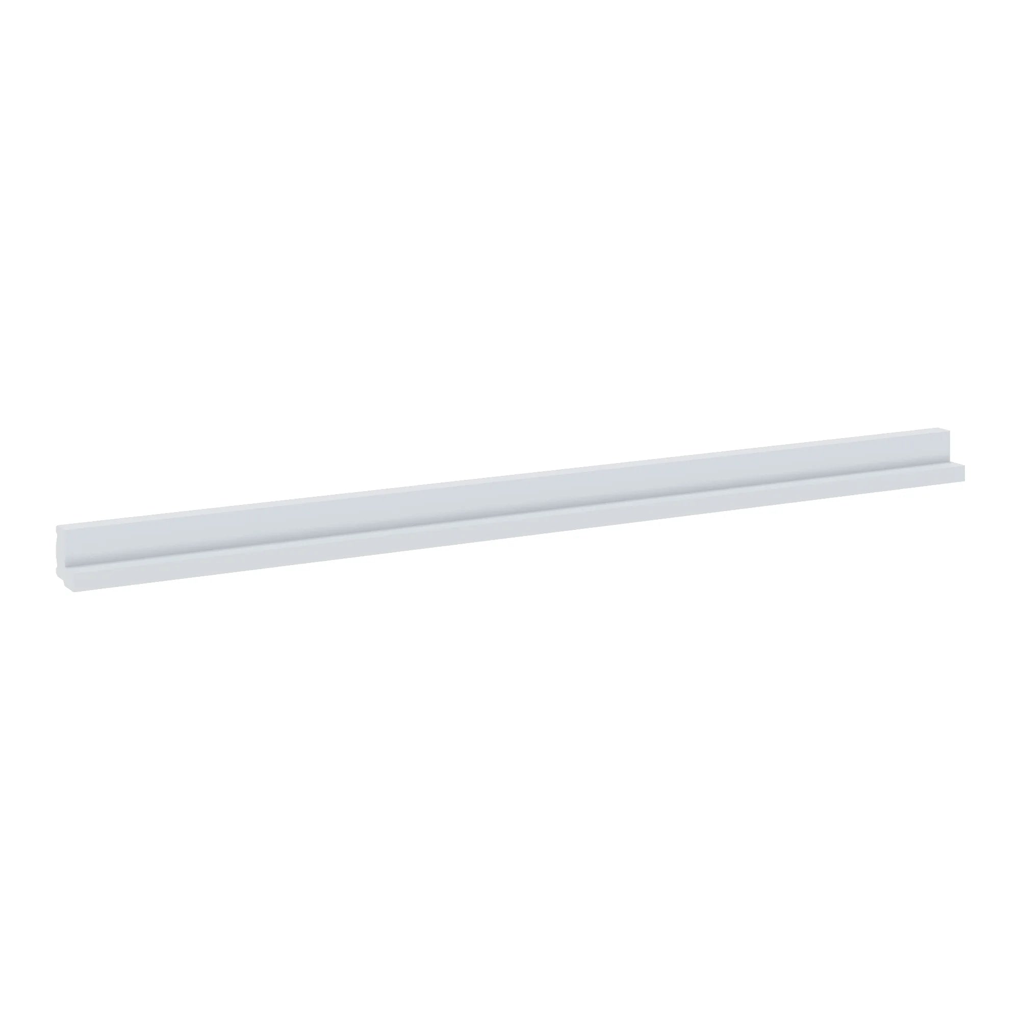 J&K White Shaker S8 96" W Traditional Light Rail Molding
