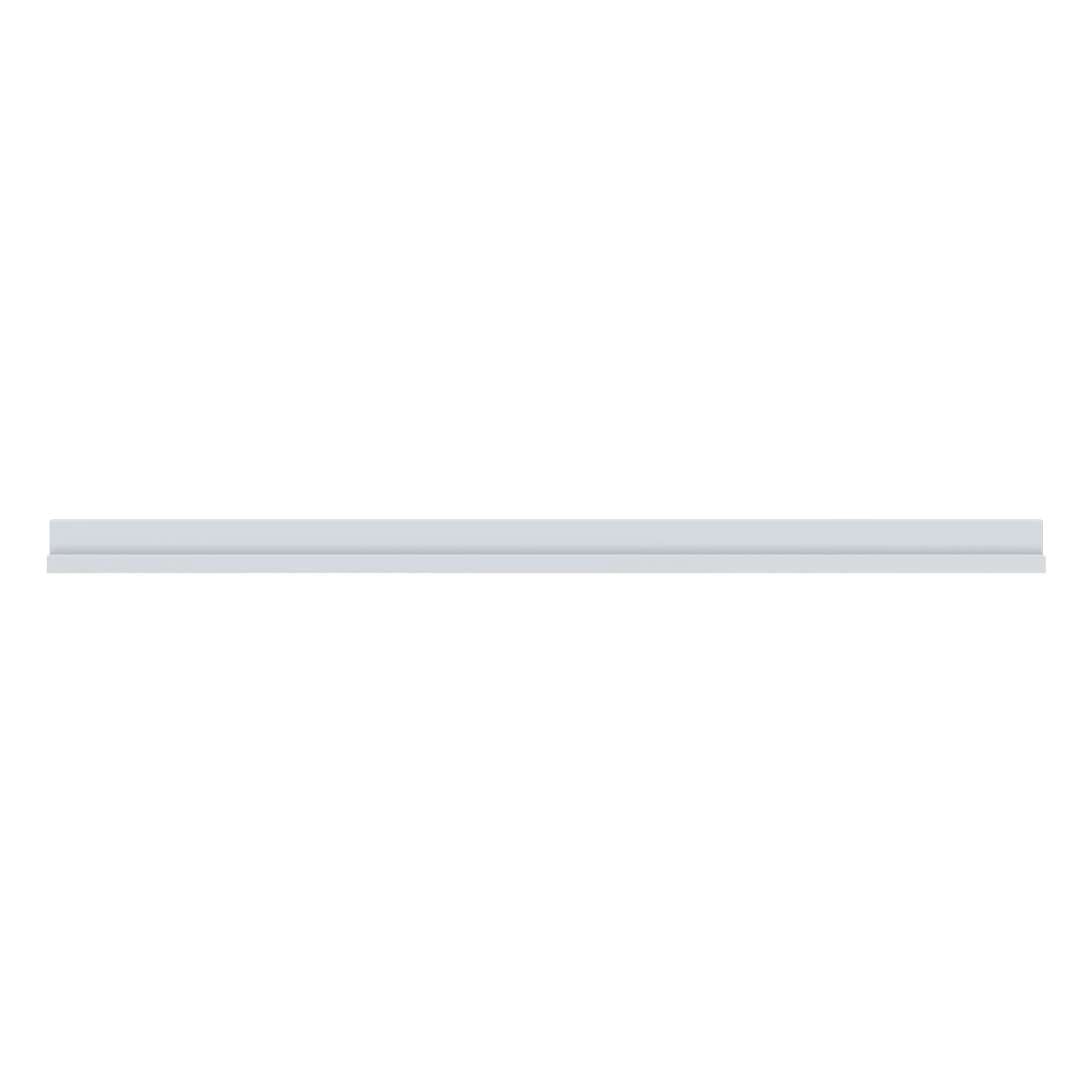 J&K White Shaker S8 96" W Traditional Light Rail Molding