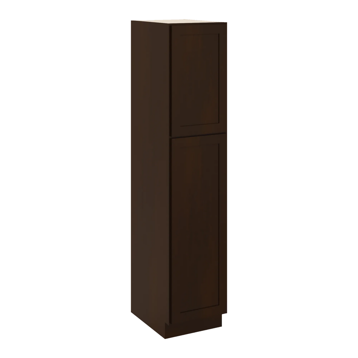 CNC Luxor 5-Piece Espresso 18" W X 24" D X 84" H Single Door Utility Cabinet