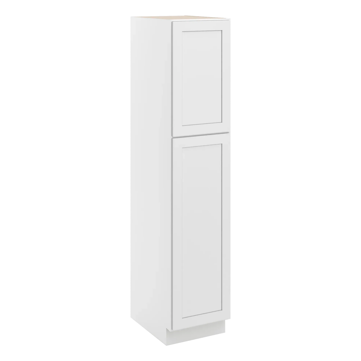 cnc luxor white 18 w x 24 d x 84 h single door utility cabinet